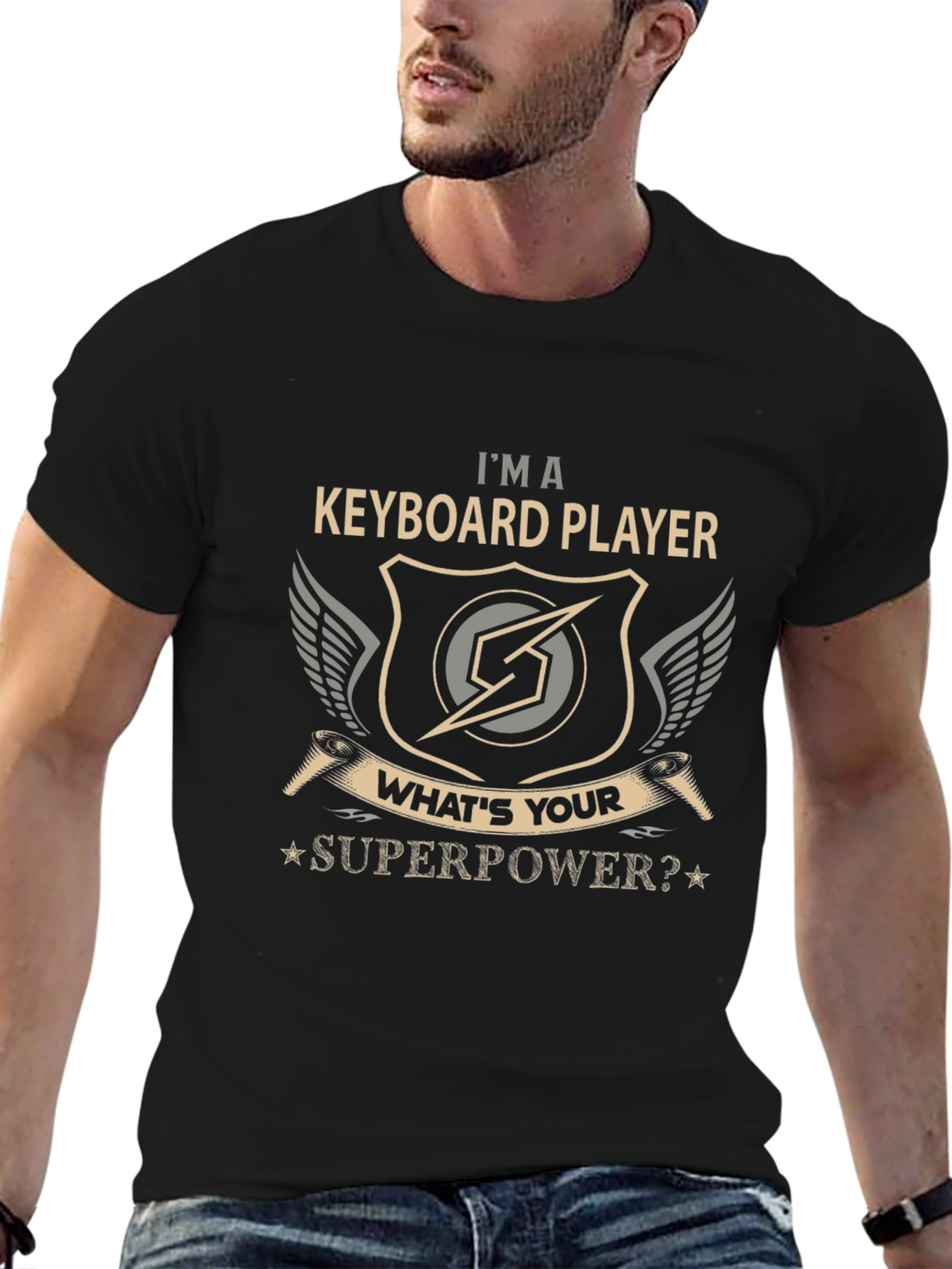 Keyboard Player Superpower T-Shirt