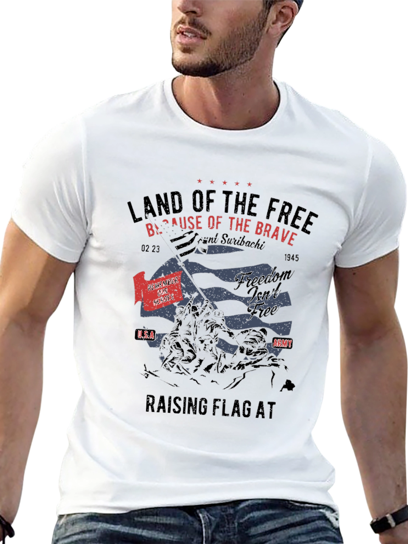 Land of the Free Graphic T-Shirt