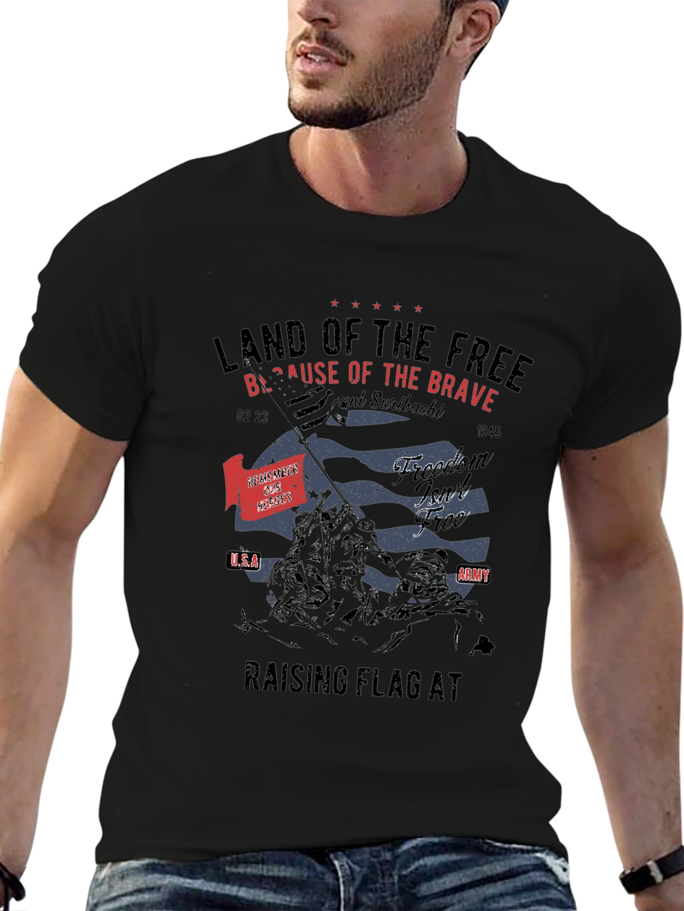 Land of the Free Graphic T-Shirt