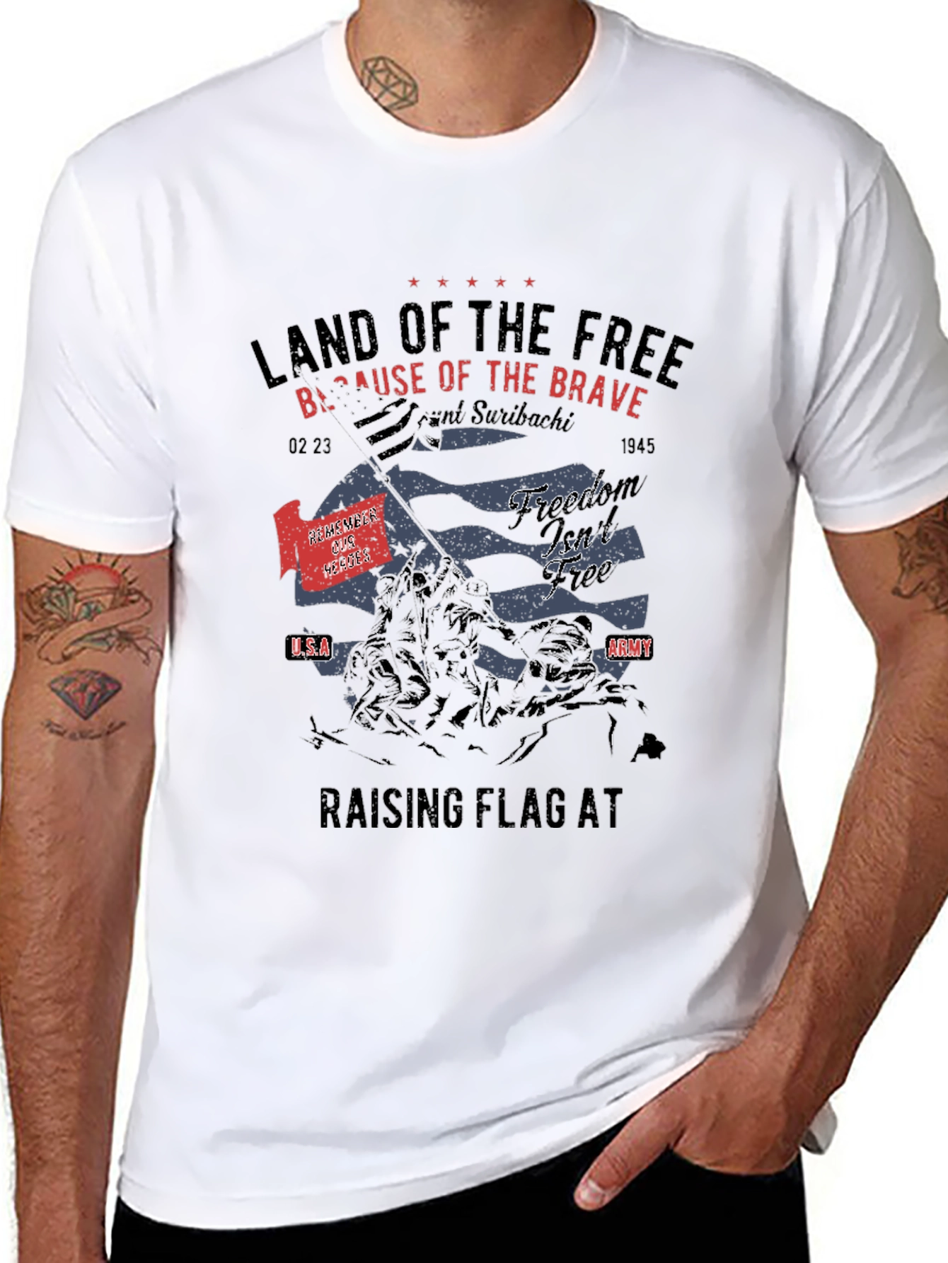 Land of the Free Graphic T-Shirt
