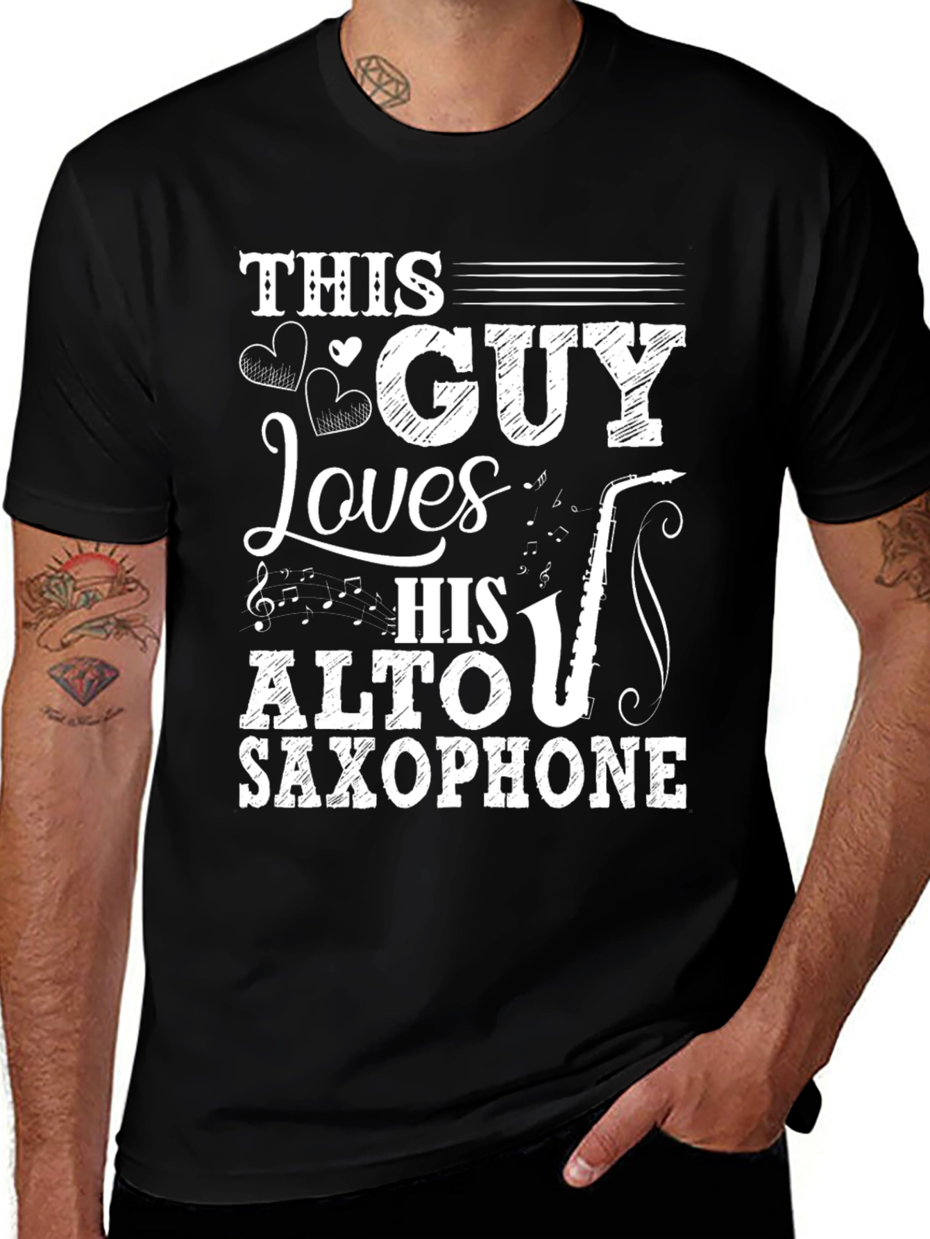 This Guy Loves His Alto Saxophone T-Shirt