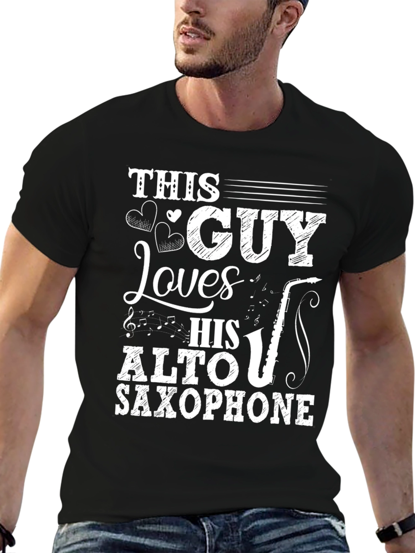 This Guy Loves His Alto Saxophone T-Shirt