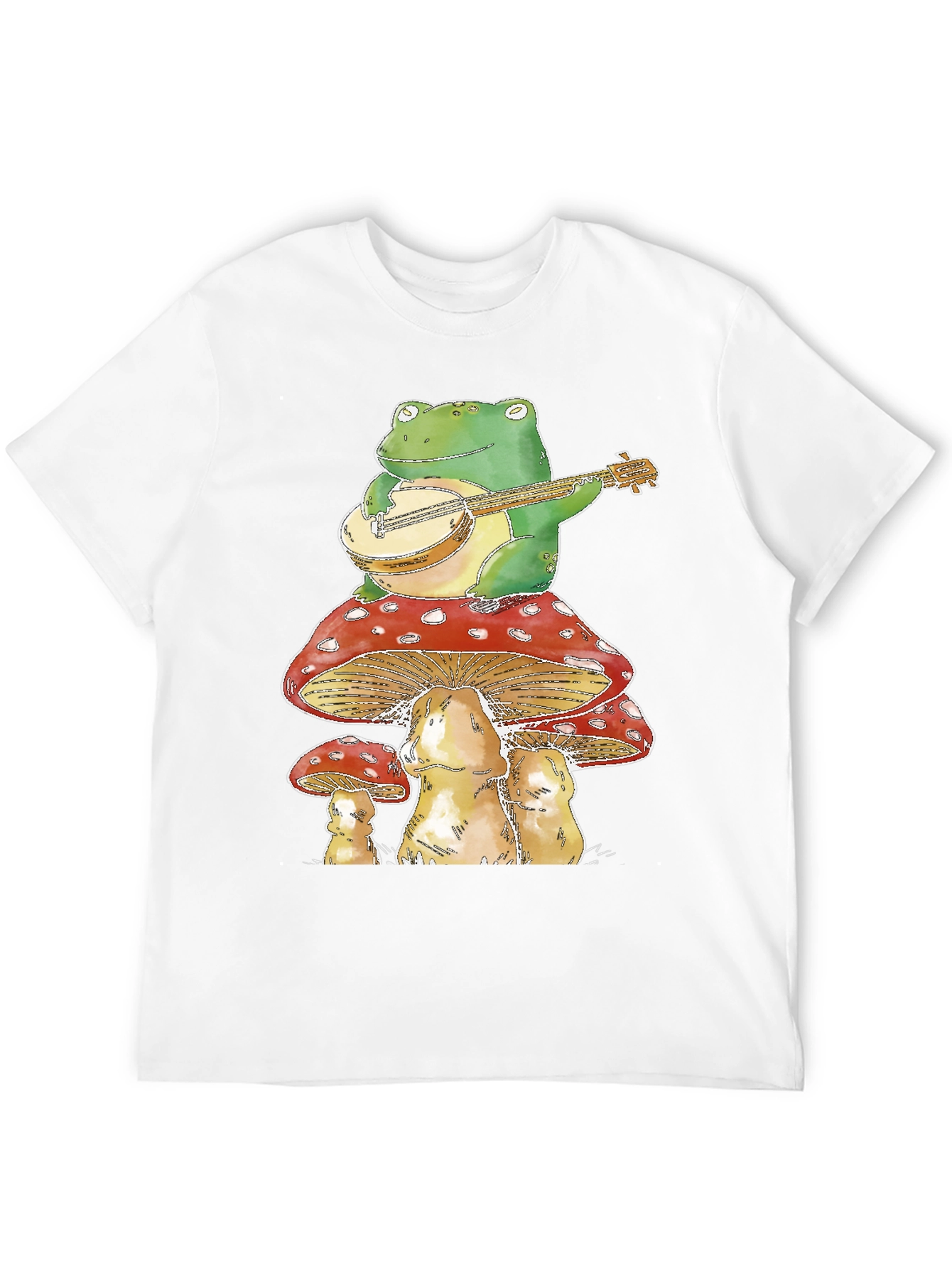 Frog Banjo Mushroom T-Shirt