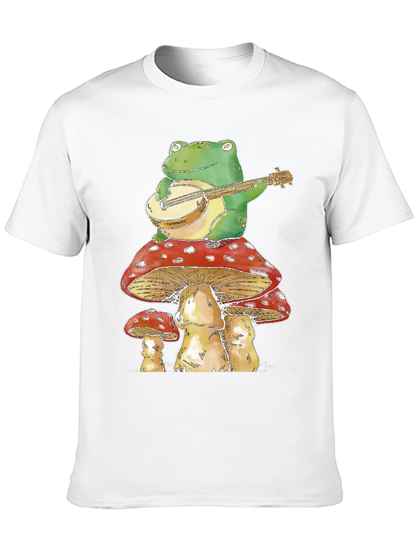 Frog Banjo Mushroom T-Shirt