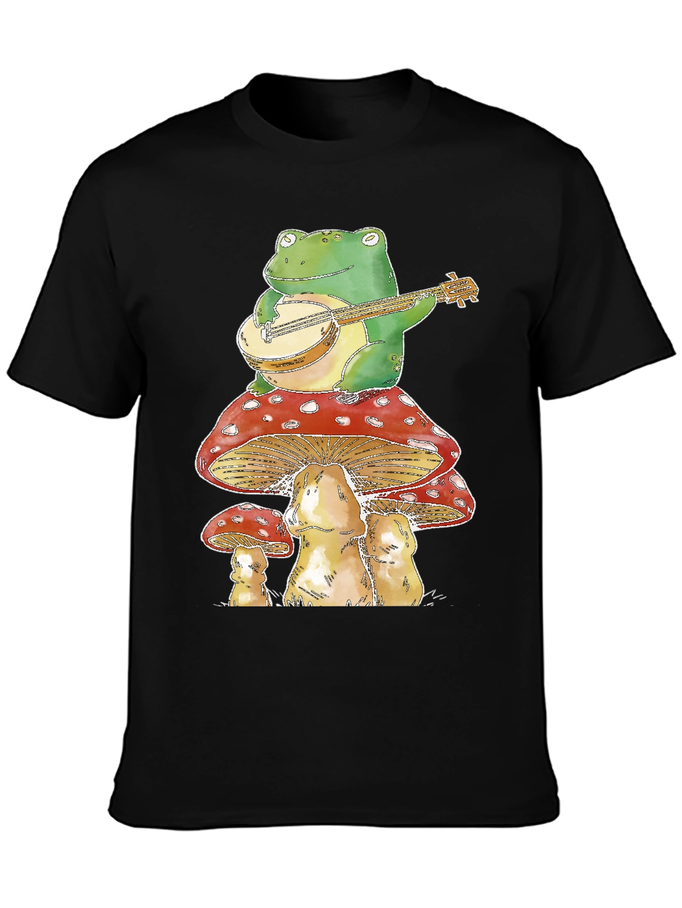 Frog Banjo Mushroom T-Shirt