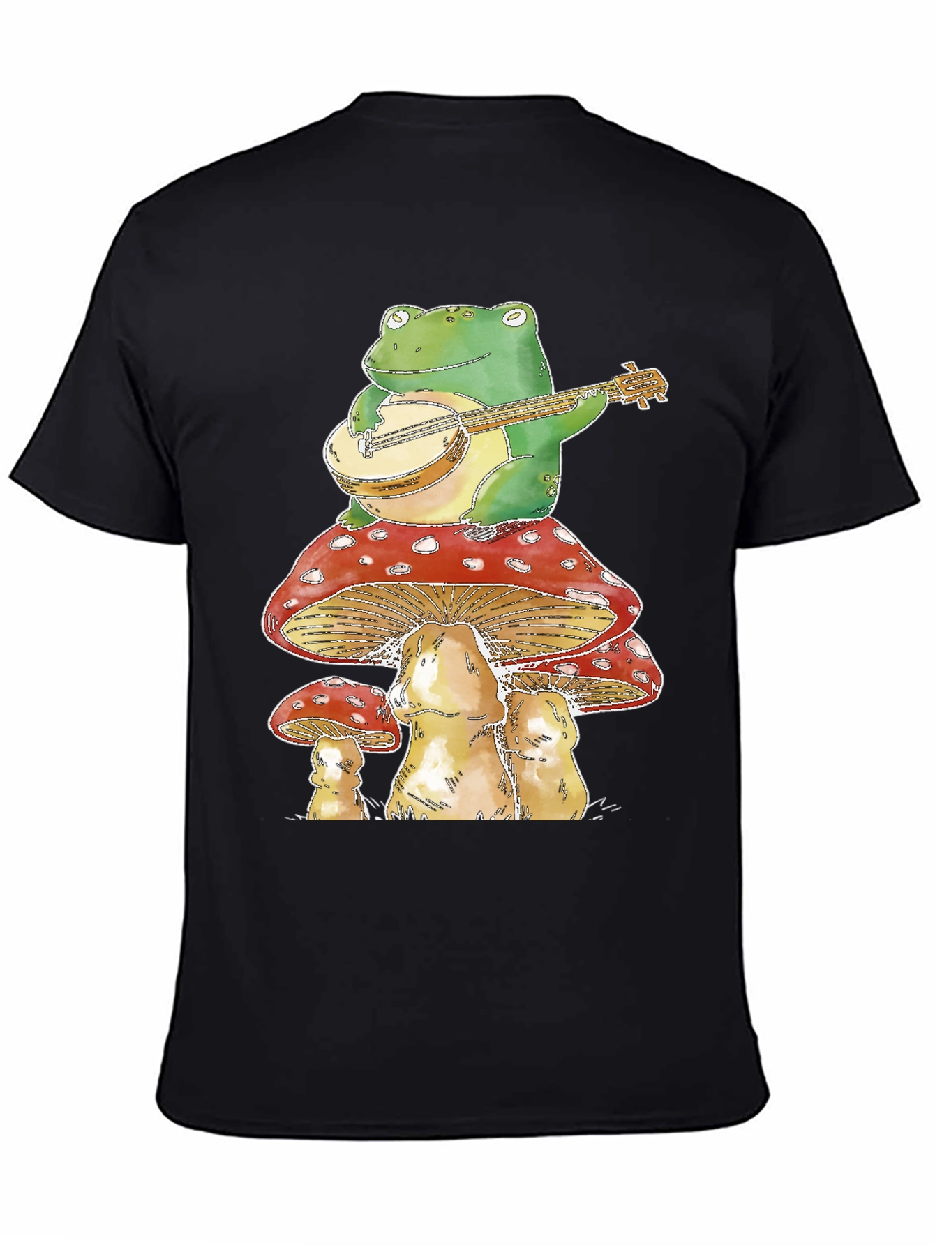 Frog Banjo Mushroom T-Shirt