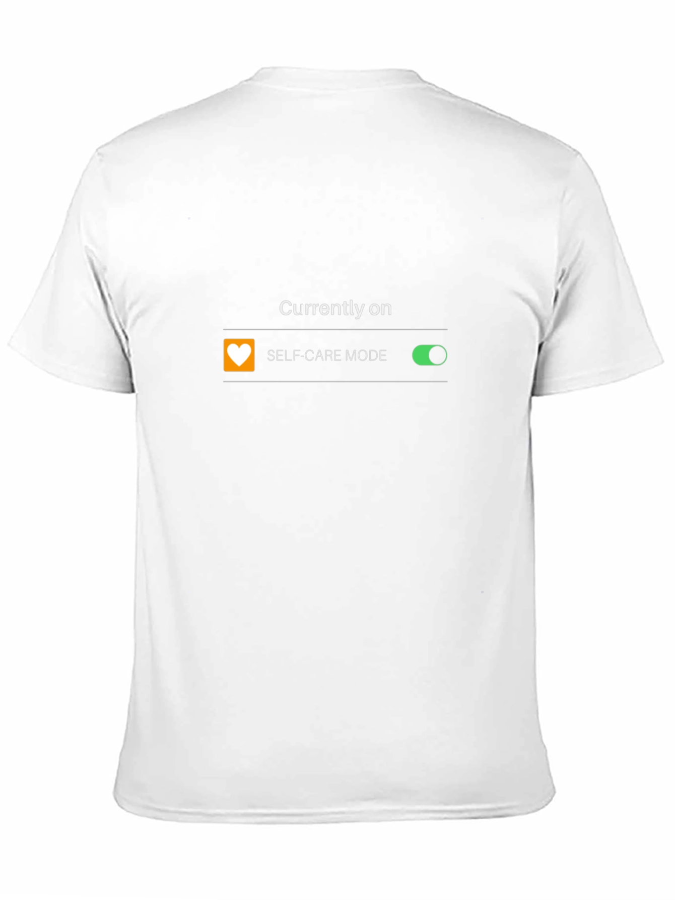 Self-Care Mode On Black Graphic T-Shirt