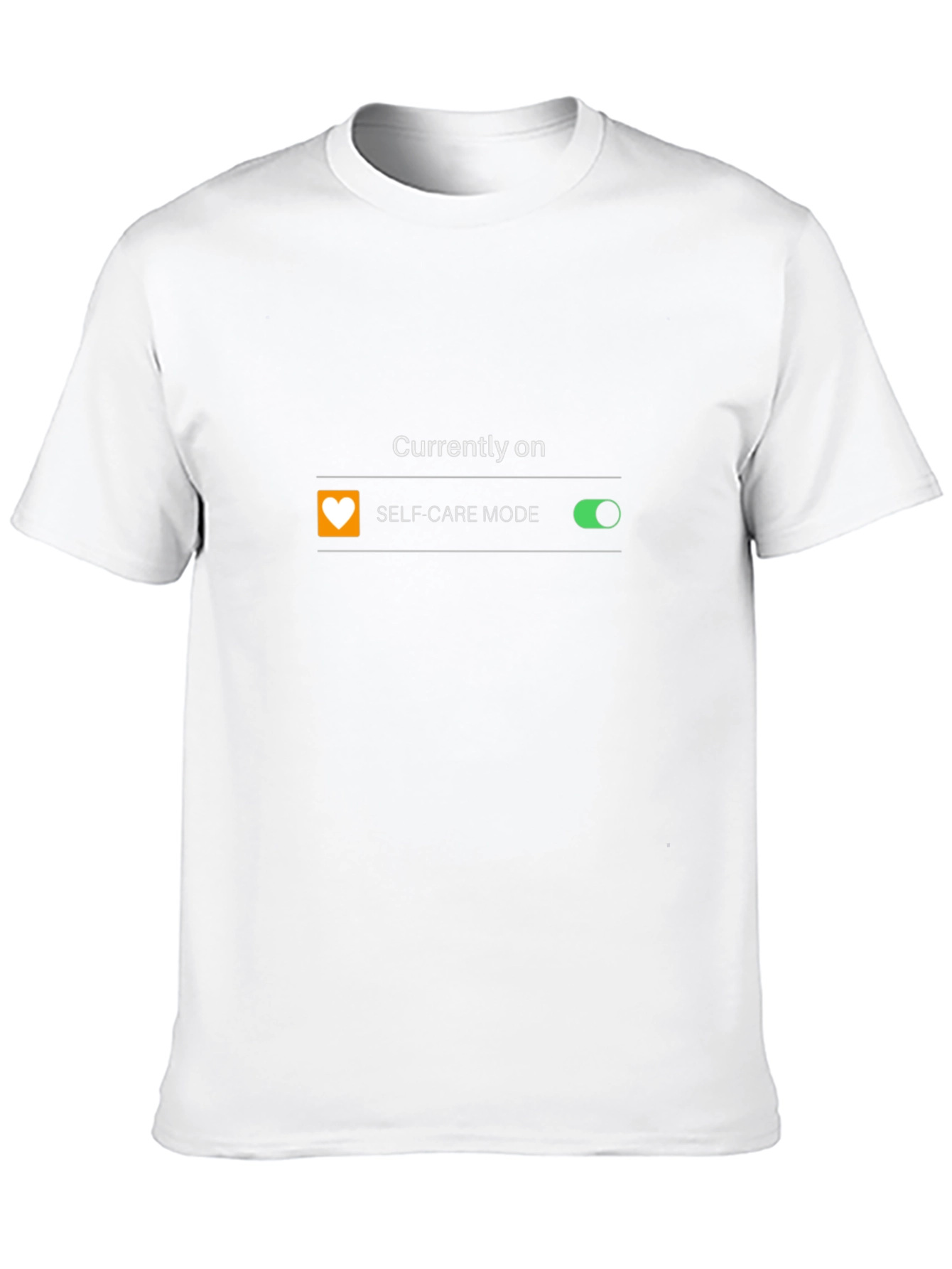 Self-Care Mode On Black Graphic T-Shirt