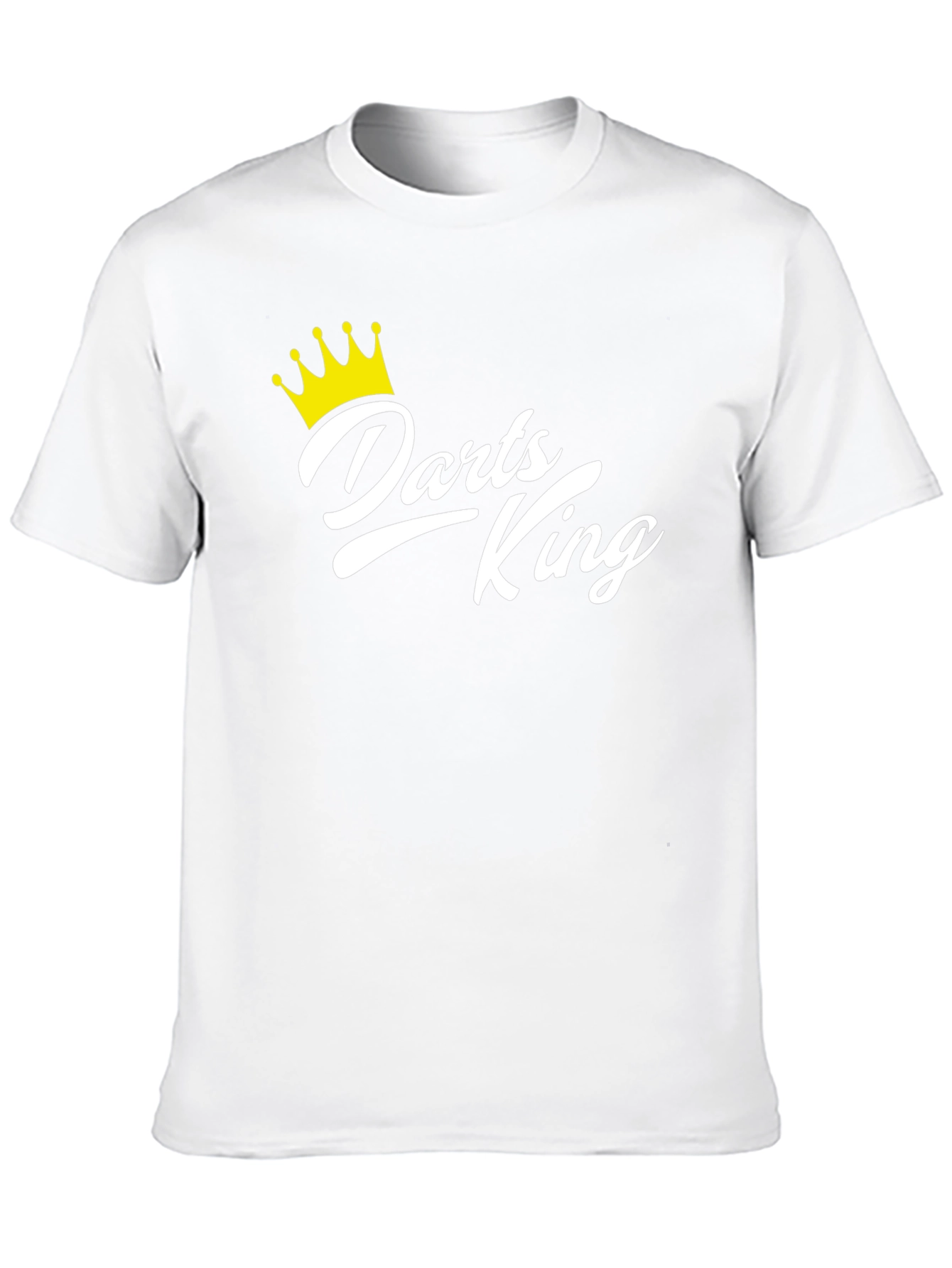 Darts King Black T-Shirt - Novelty Graphic Tee
