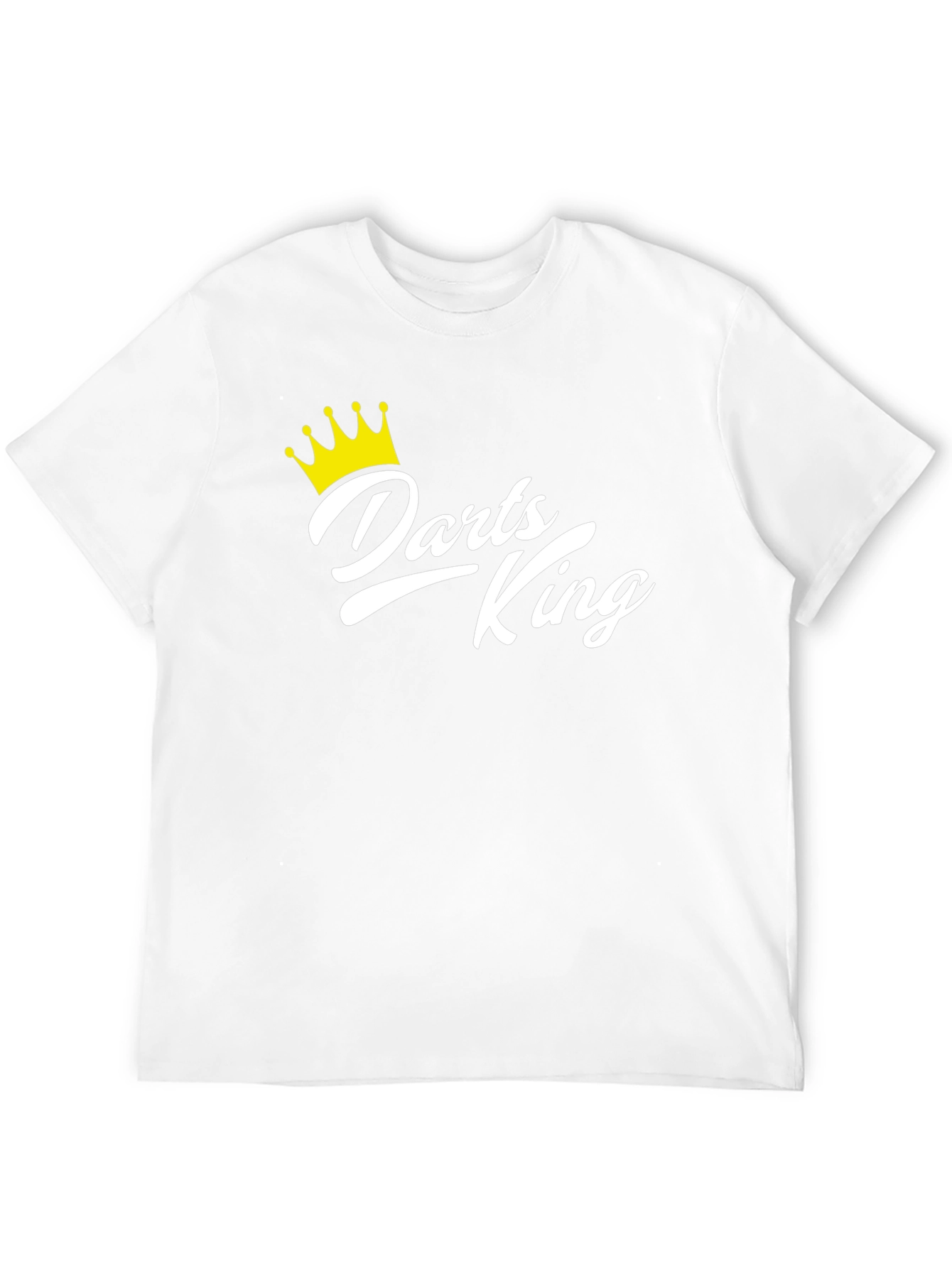 Darts King Black T-Shirt - Novelty Graphic Tee