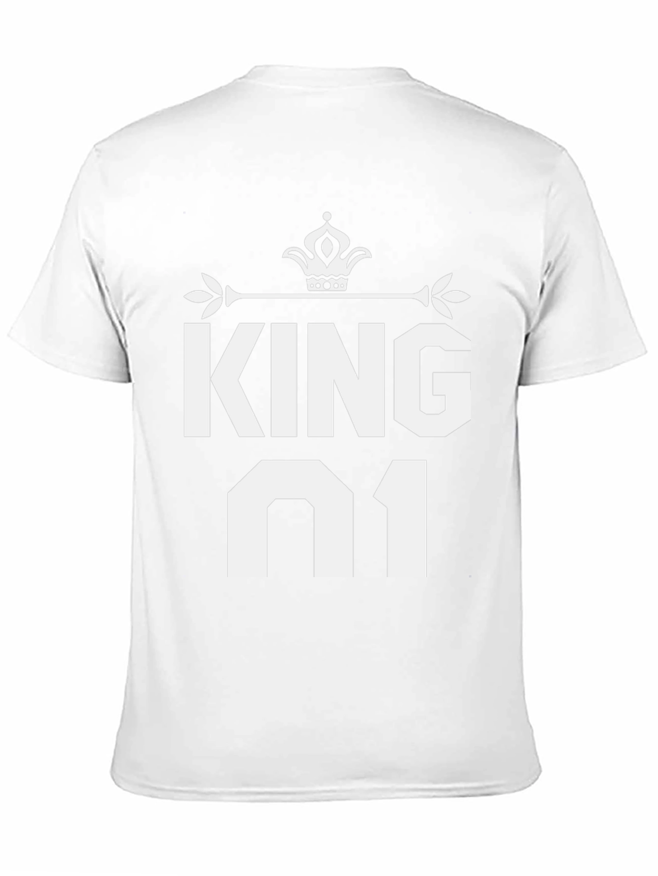 King 01 Black T-Shirt - Mens