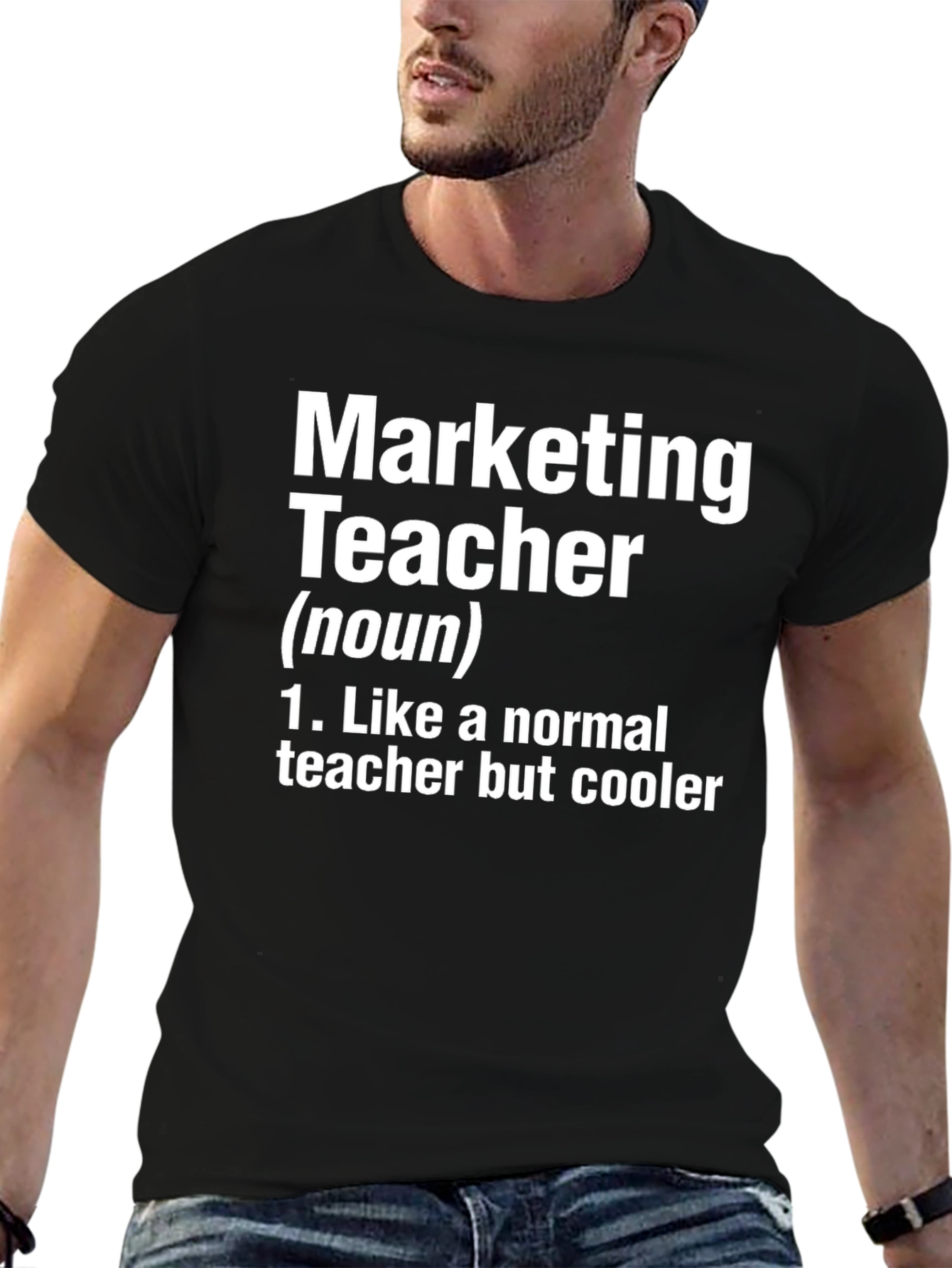 Marketing Teacher Novelty Graphic T-Shirt