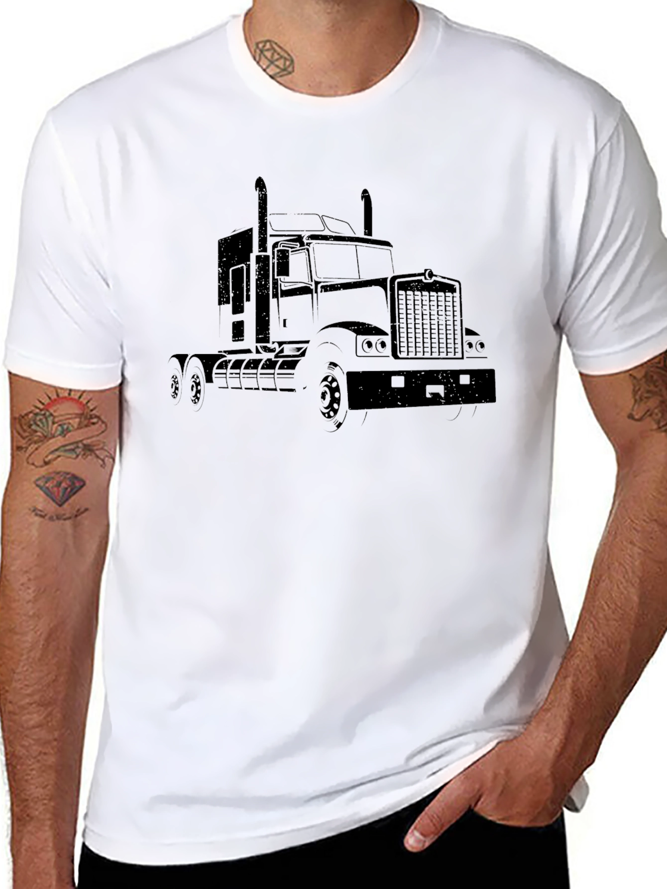 Truck Graphic Tee - Classic Style