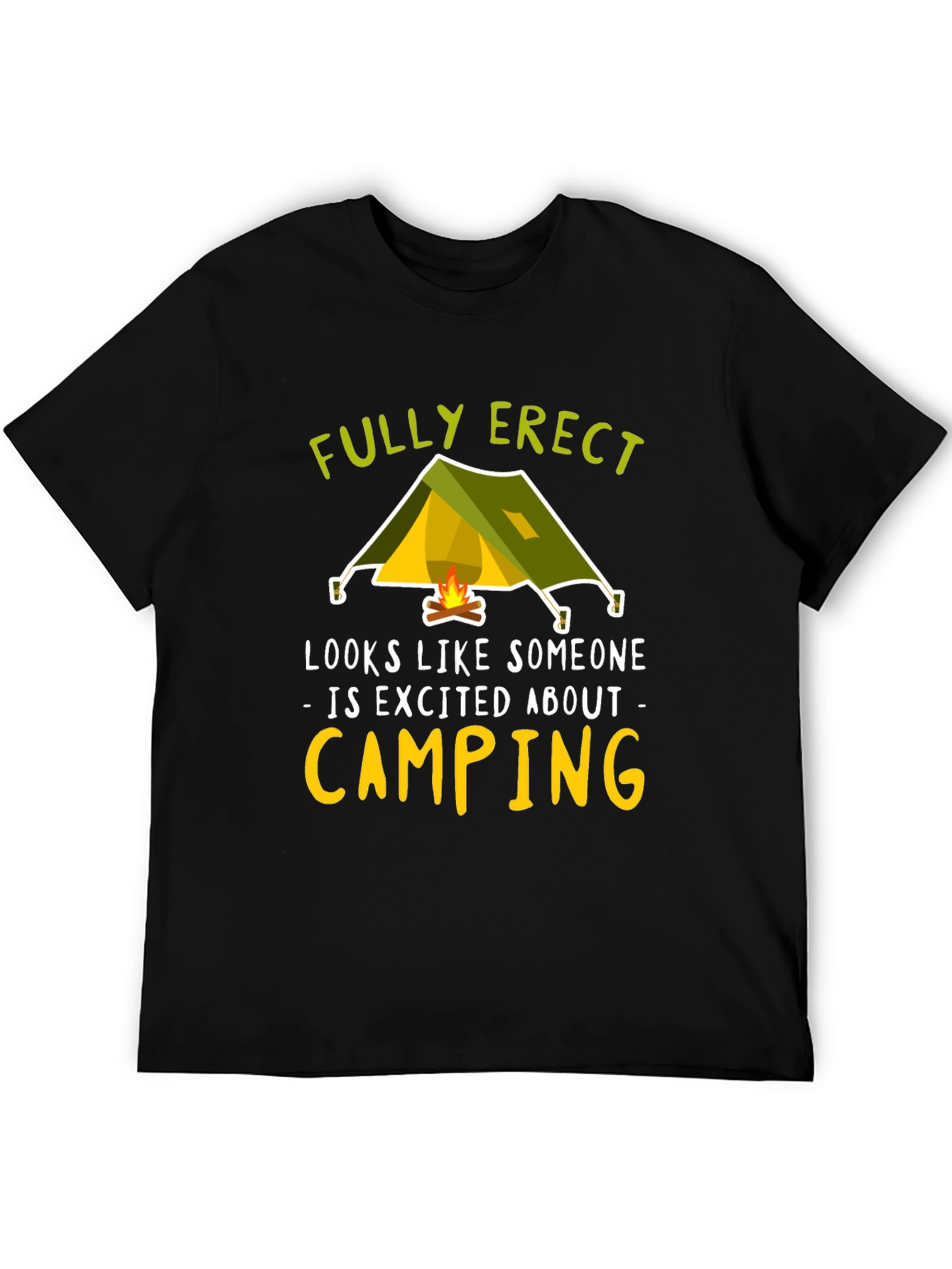 Fully Erect Camping Graphic Tee