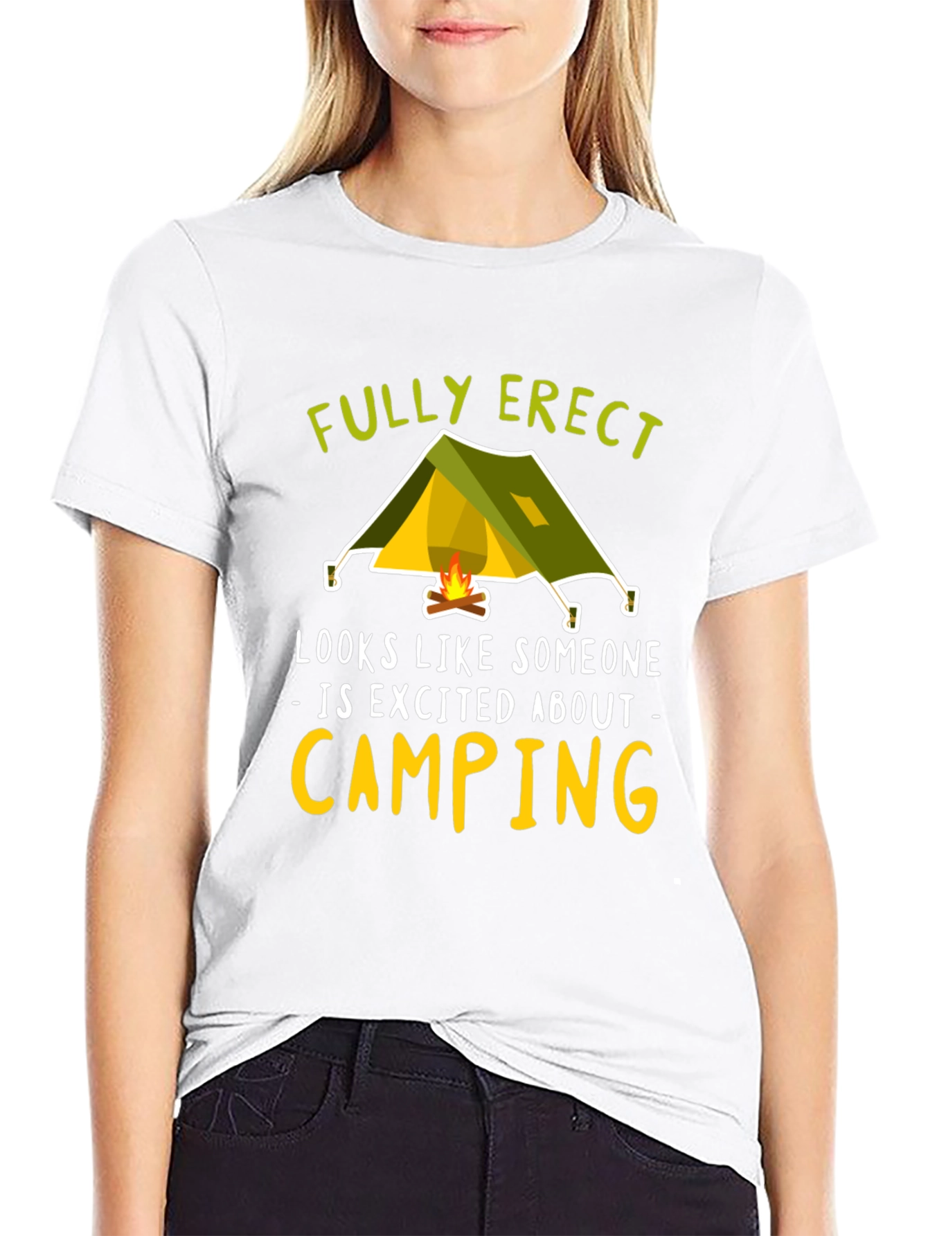 Fully Erect Camping Graphic Tee