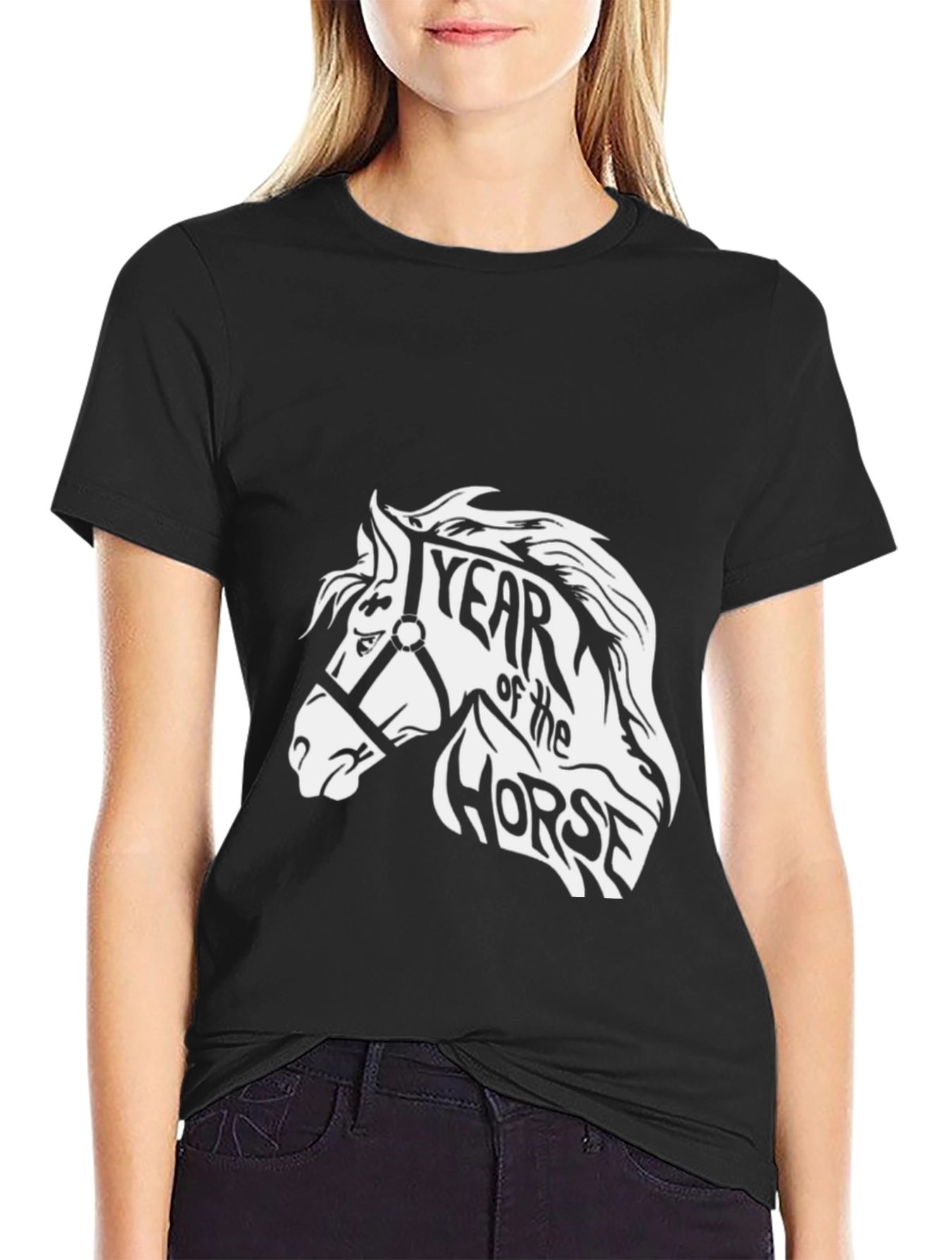 Year of the Horse Graphic Tee - Black