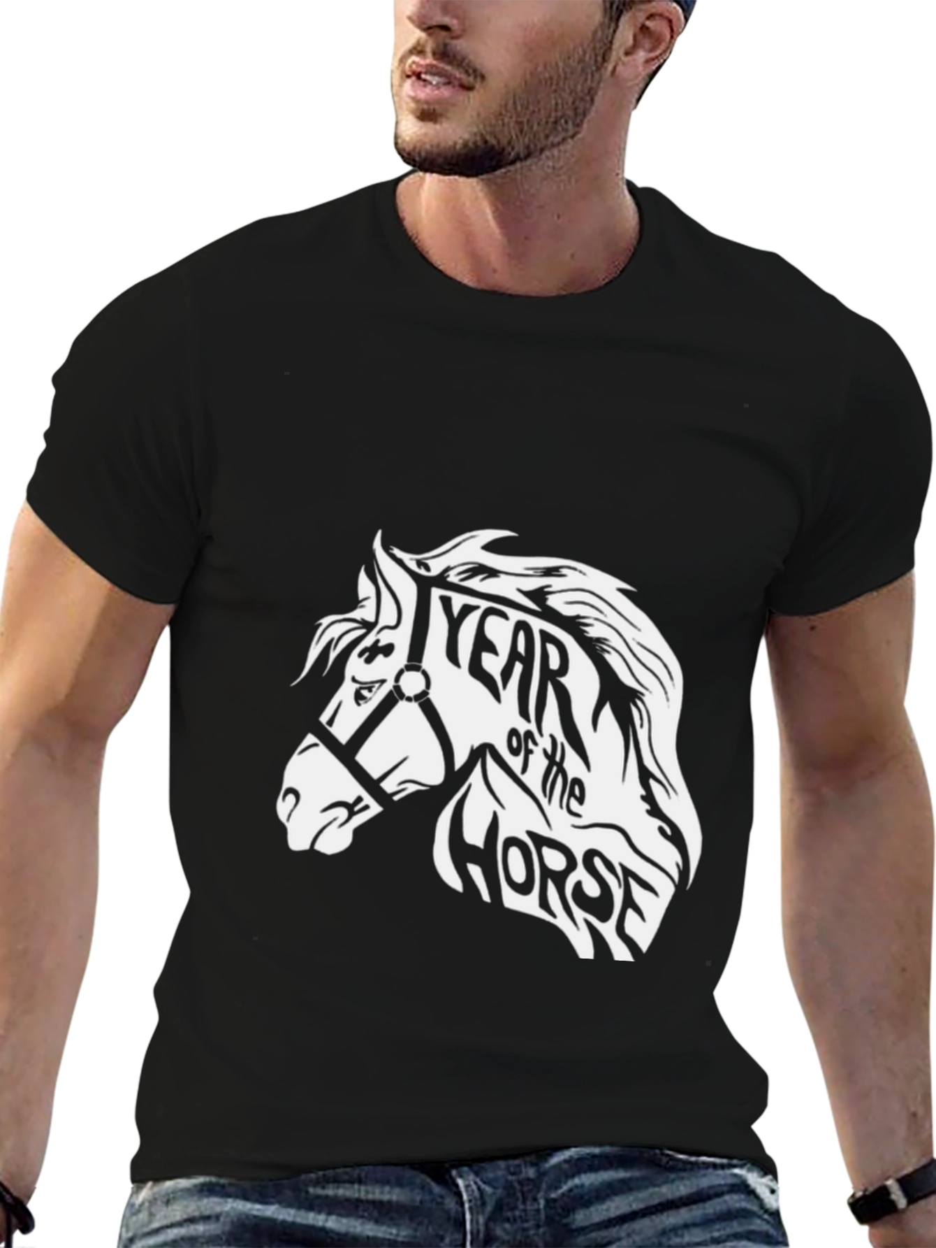 Year of the Horse Graphic Tee - Black