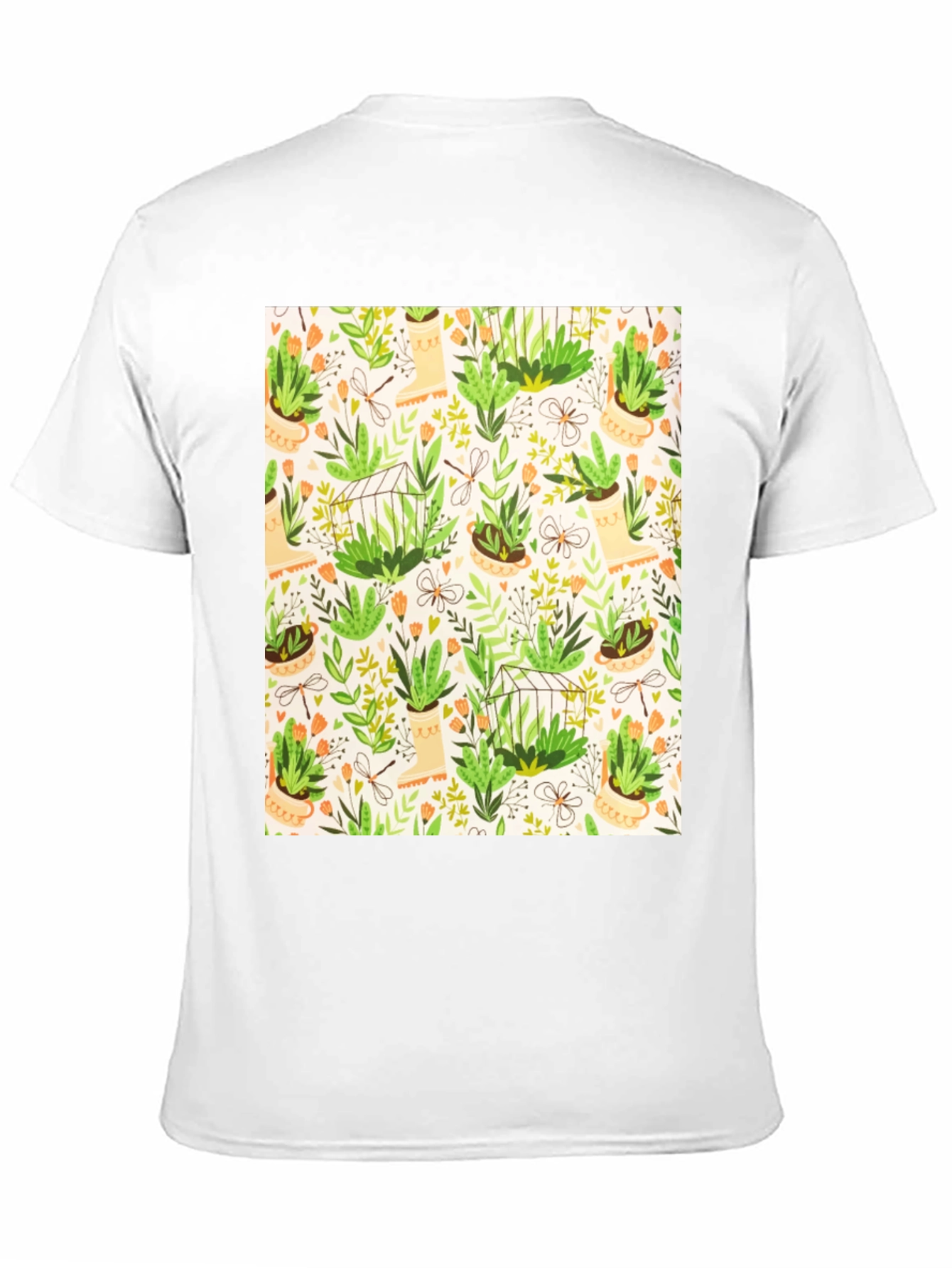 Botanical Patterned T-Shirt
