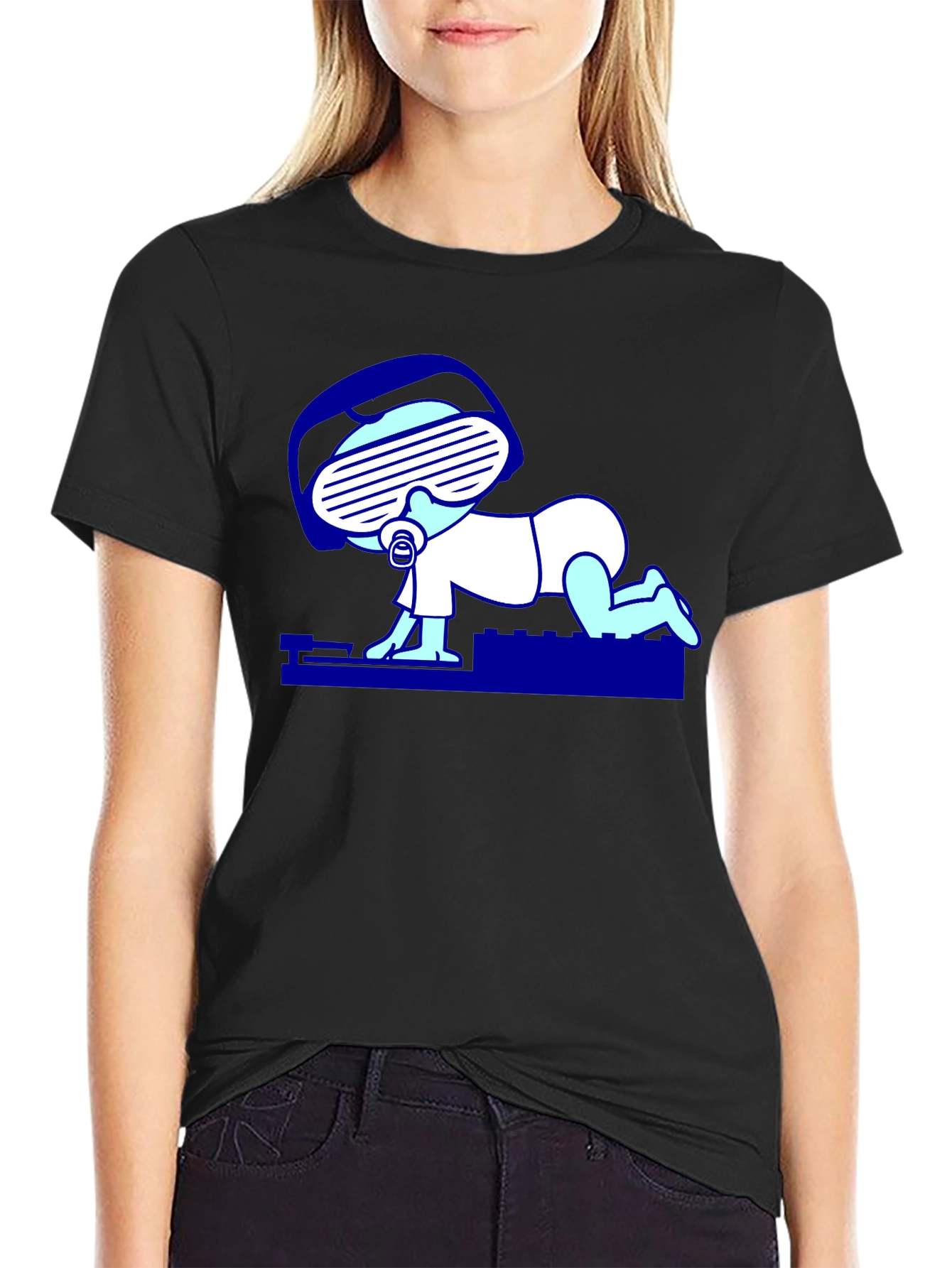 Cool Baby Graphic Tee - Black Cotton Shirt
