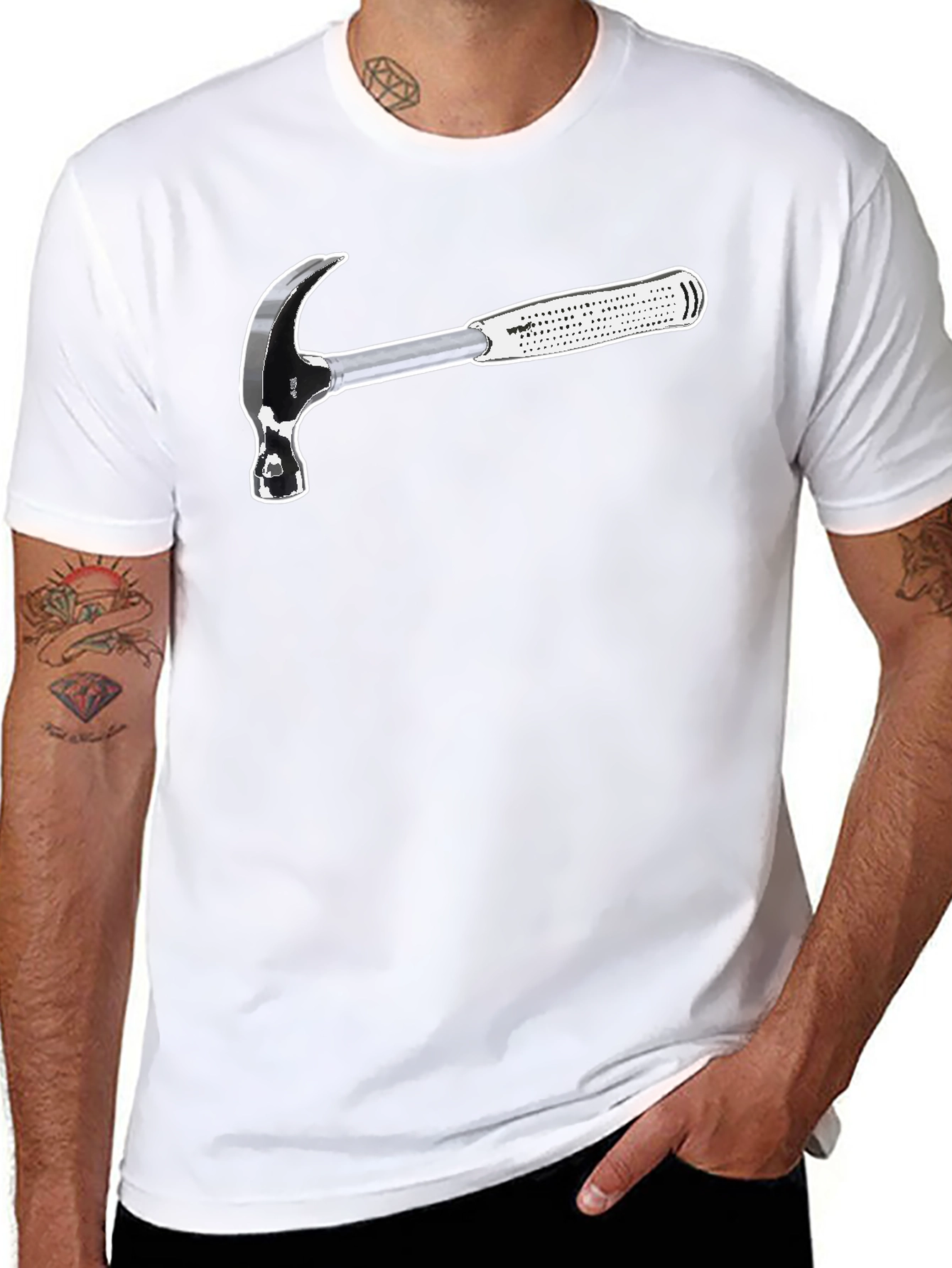 Hammer Graphic T-Shirt - Tool Time Tee
