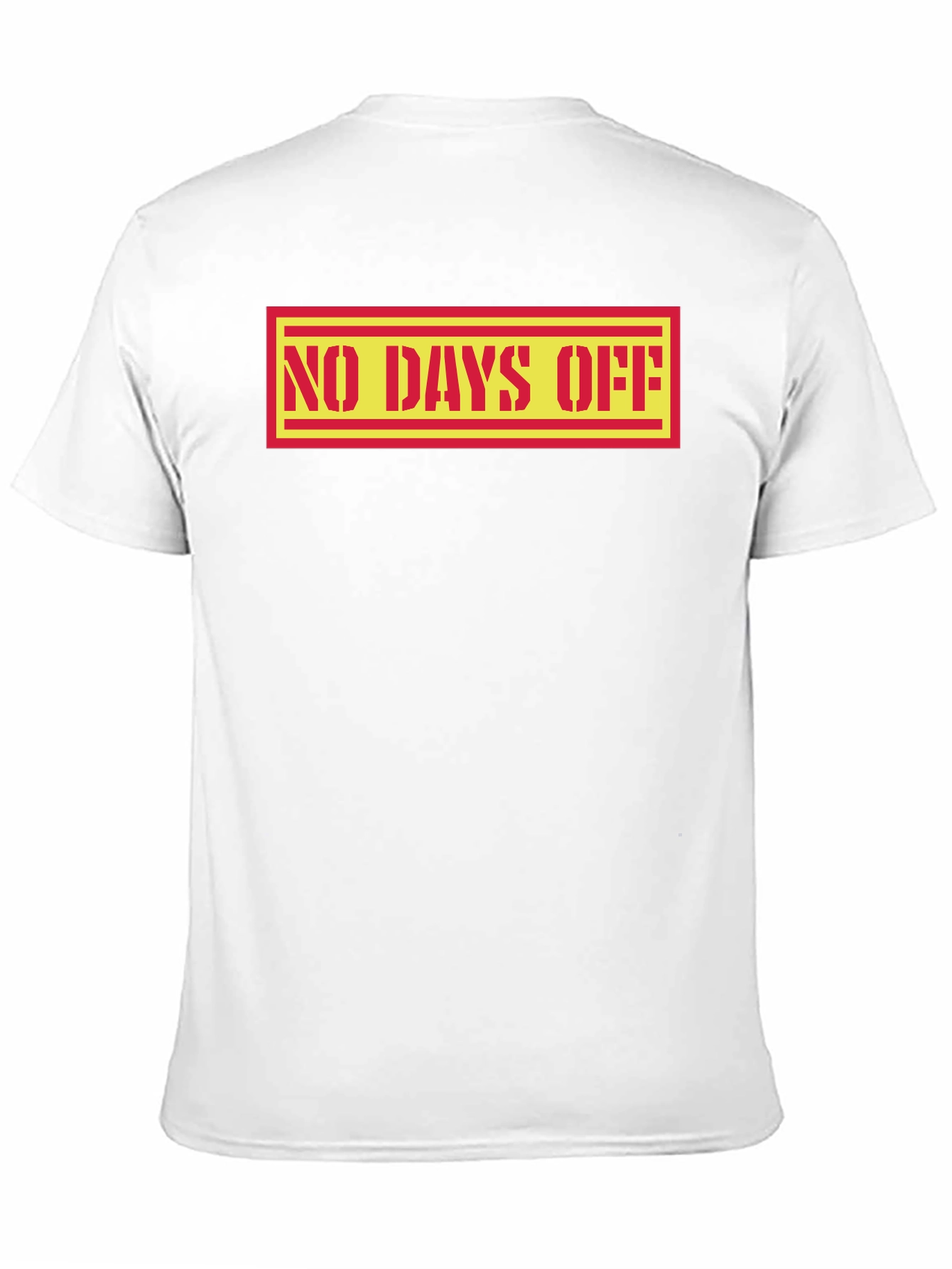 No Days Off Graphic Tee - Black