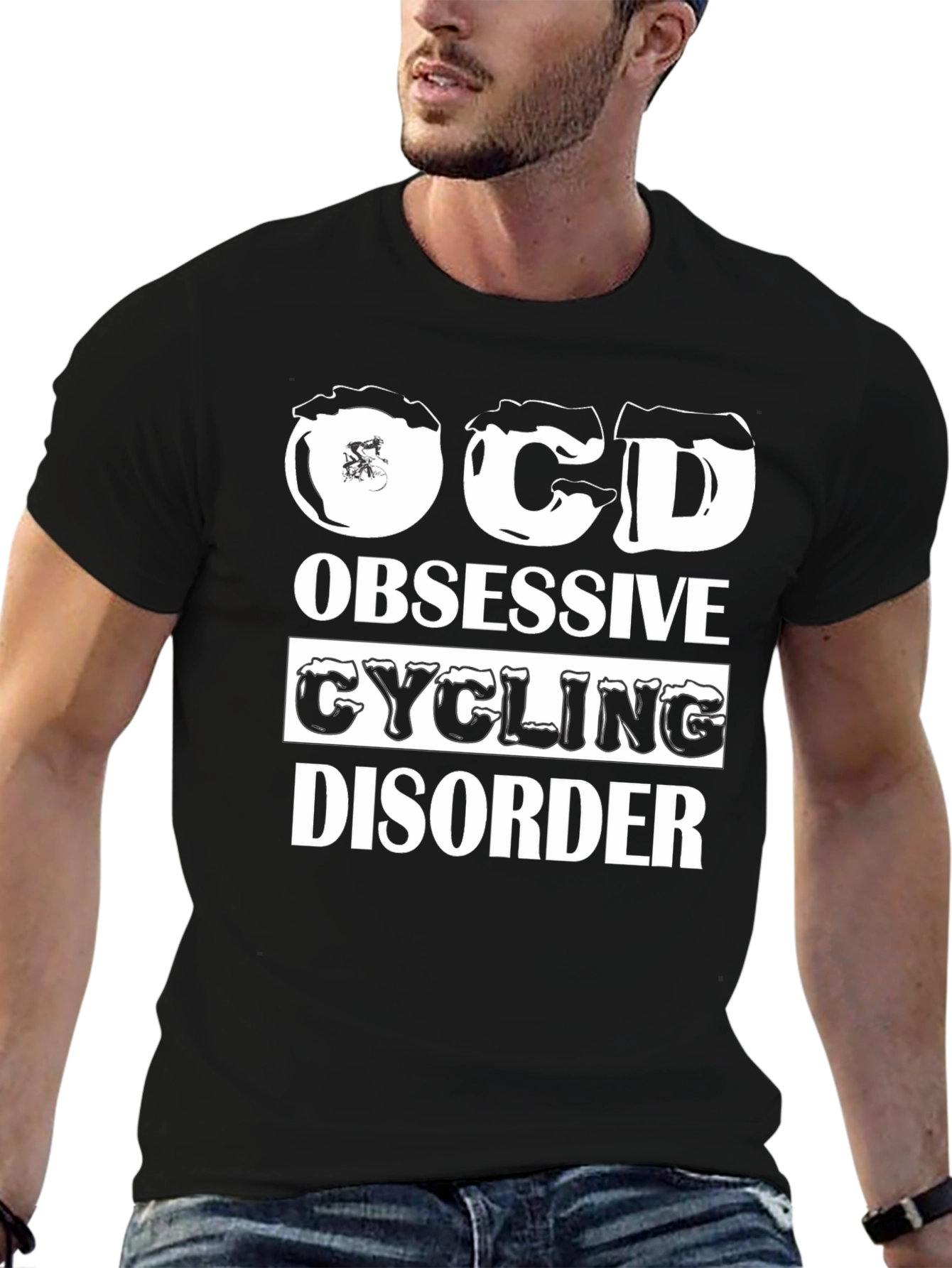OCD Obsessive Cycling Disorder Graphic T-Shirt