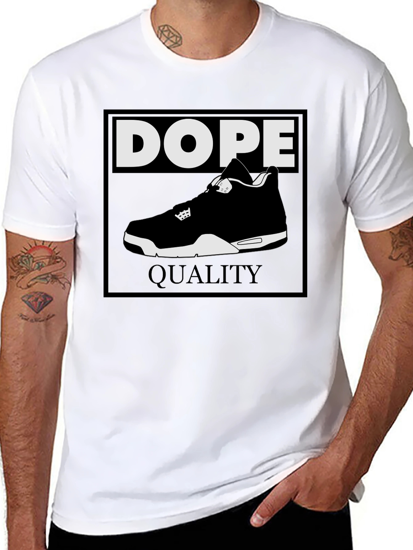 Dope Quality Sneaker Graphic T-Shirt