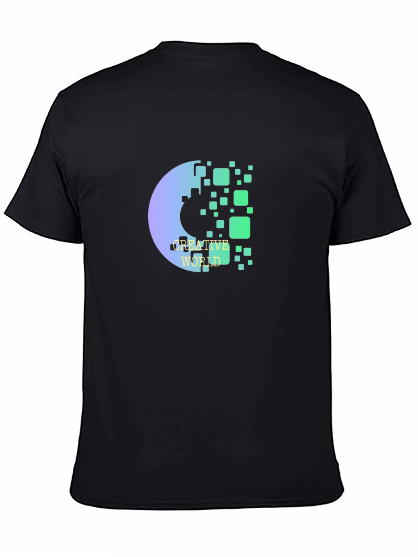 Creative World Black Graphic T-Shirt