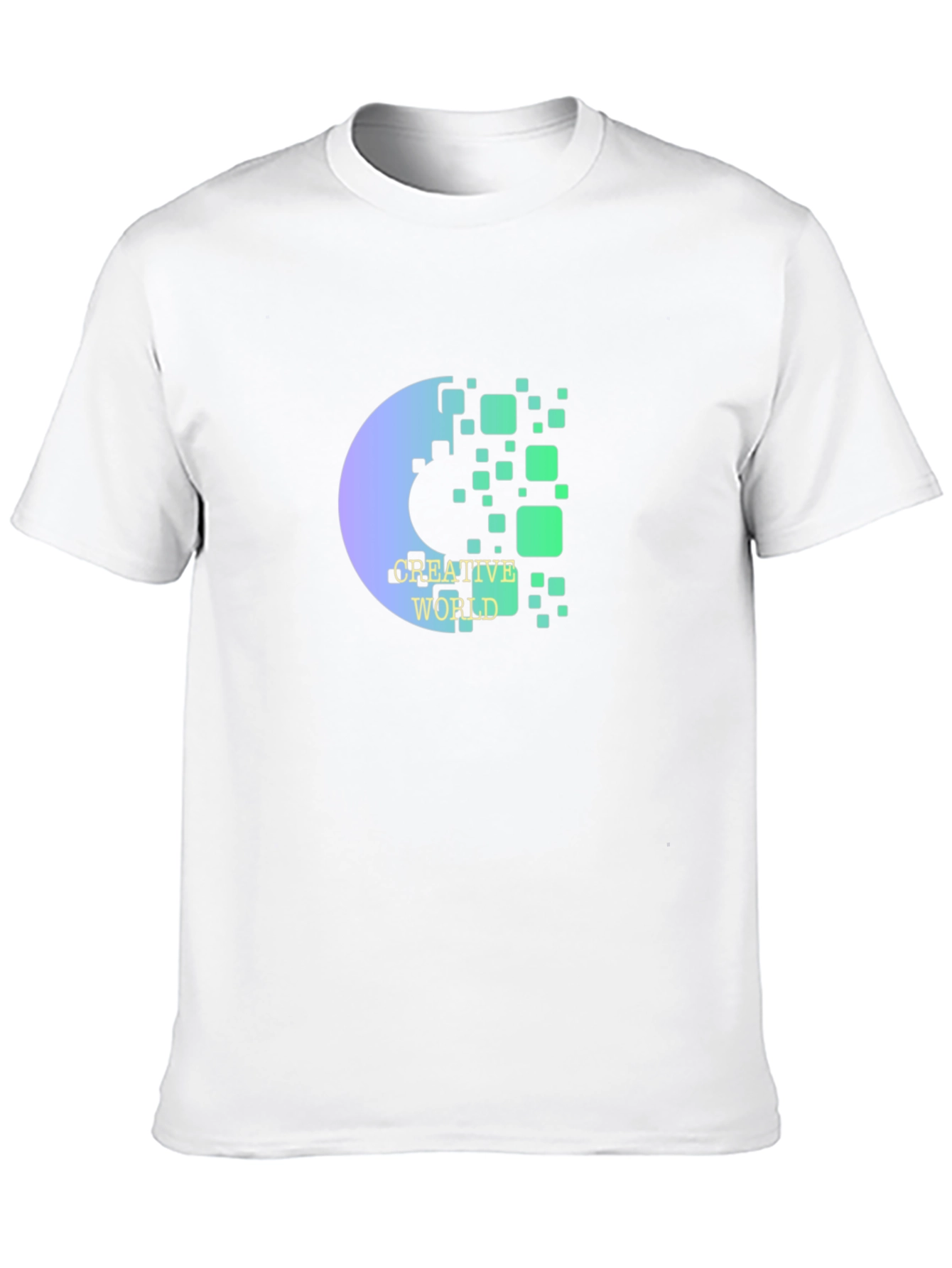 Creative World Black Graphic T-Shirt