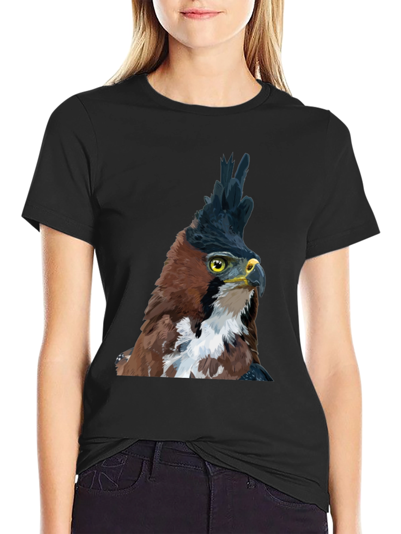Majestic Eagle Crest T-Shirt - Black