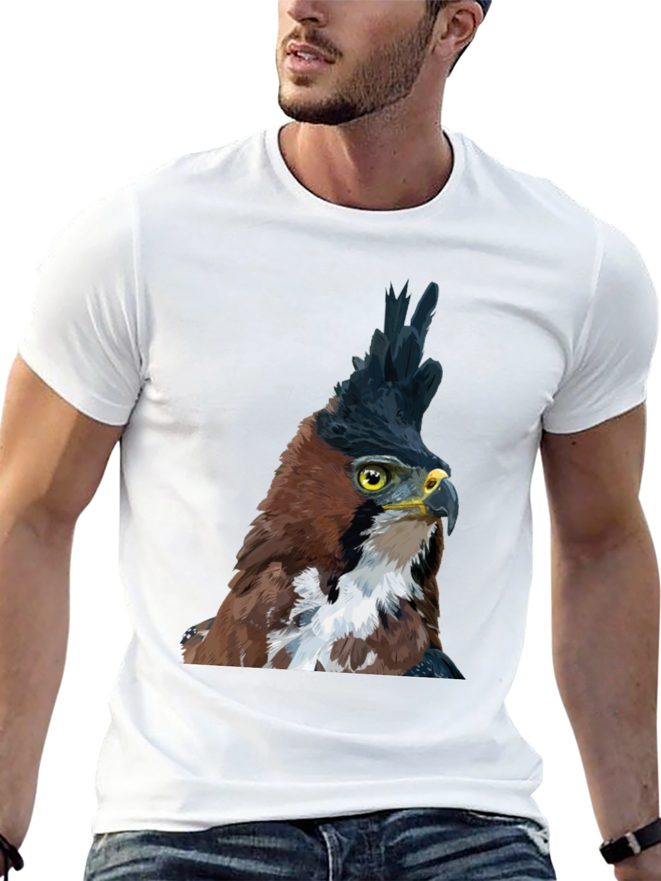 Majestic Eagle Crest T-Shirt - Black