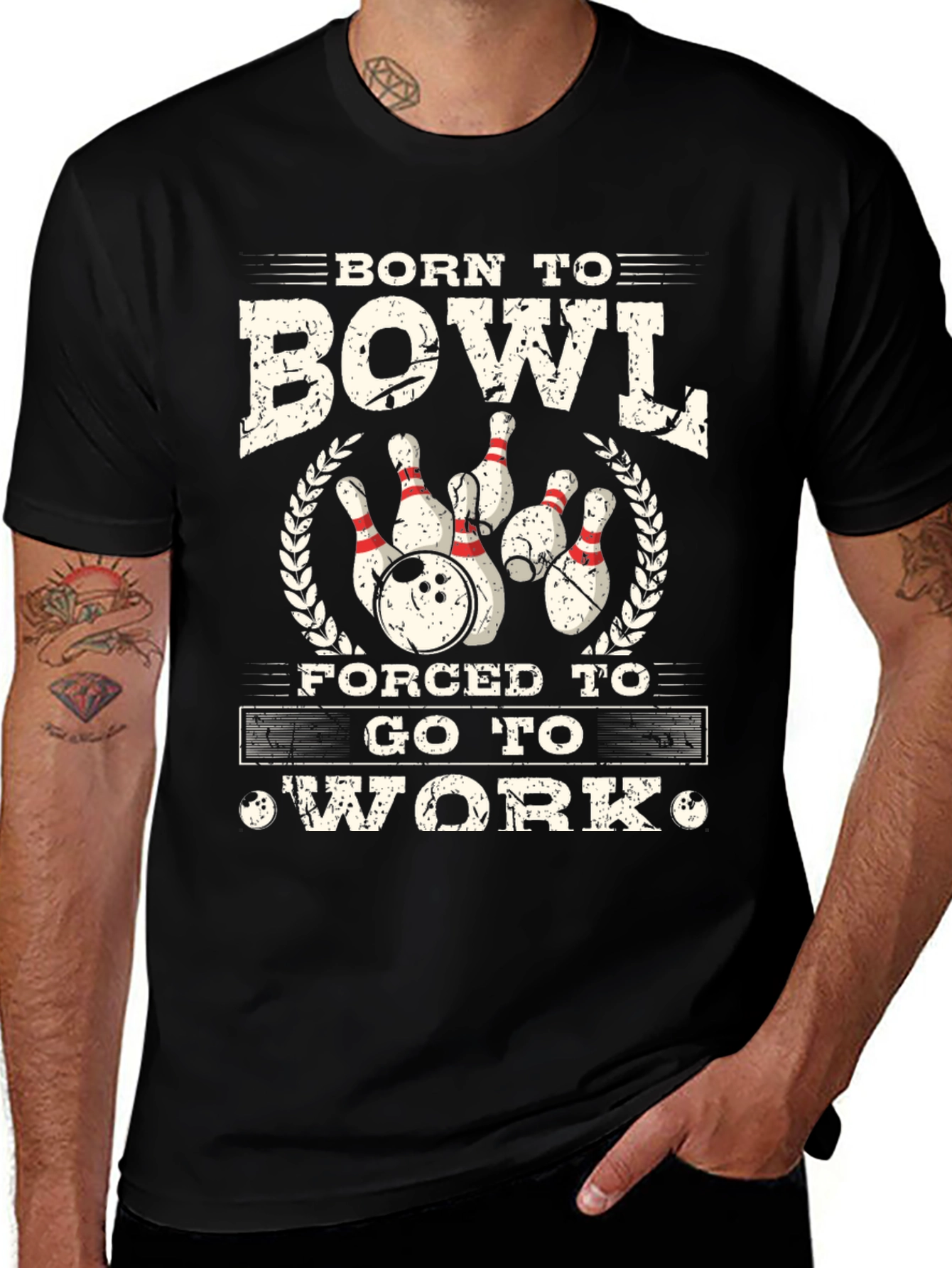 Born to Bowl T-Shirt - Funny Bowling Gift