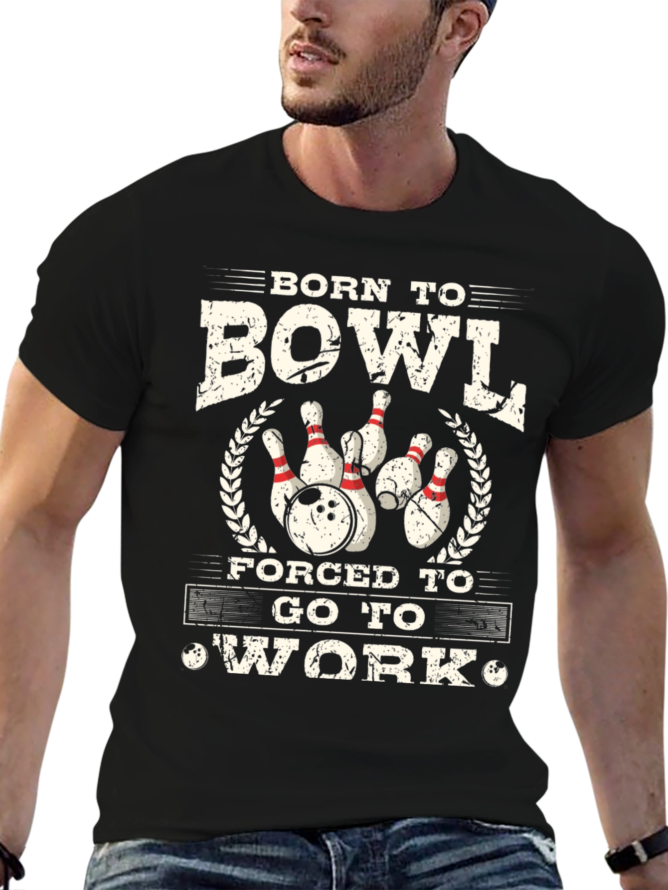 Born to Bowl T-Shirt - Funny Bowling Gift