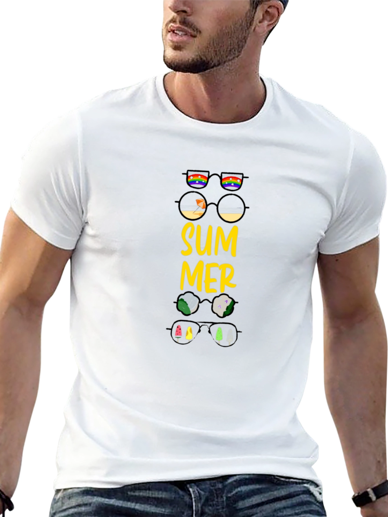 Summer Sunglasses Graphic T-Shirt