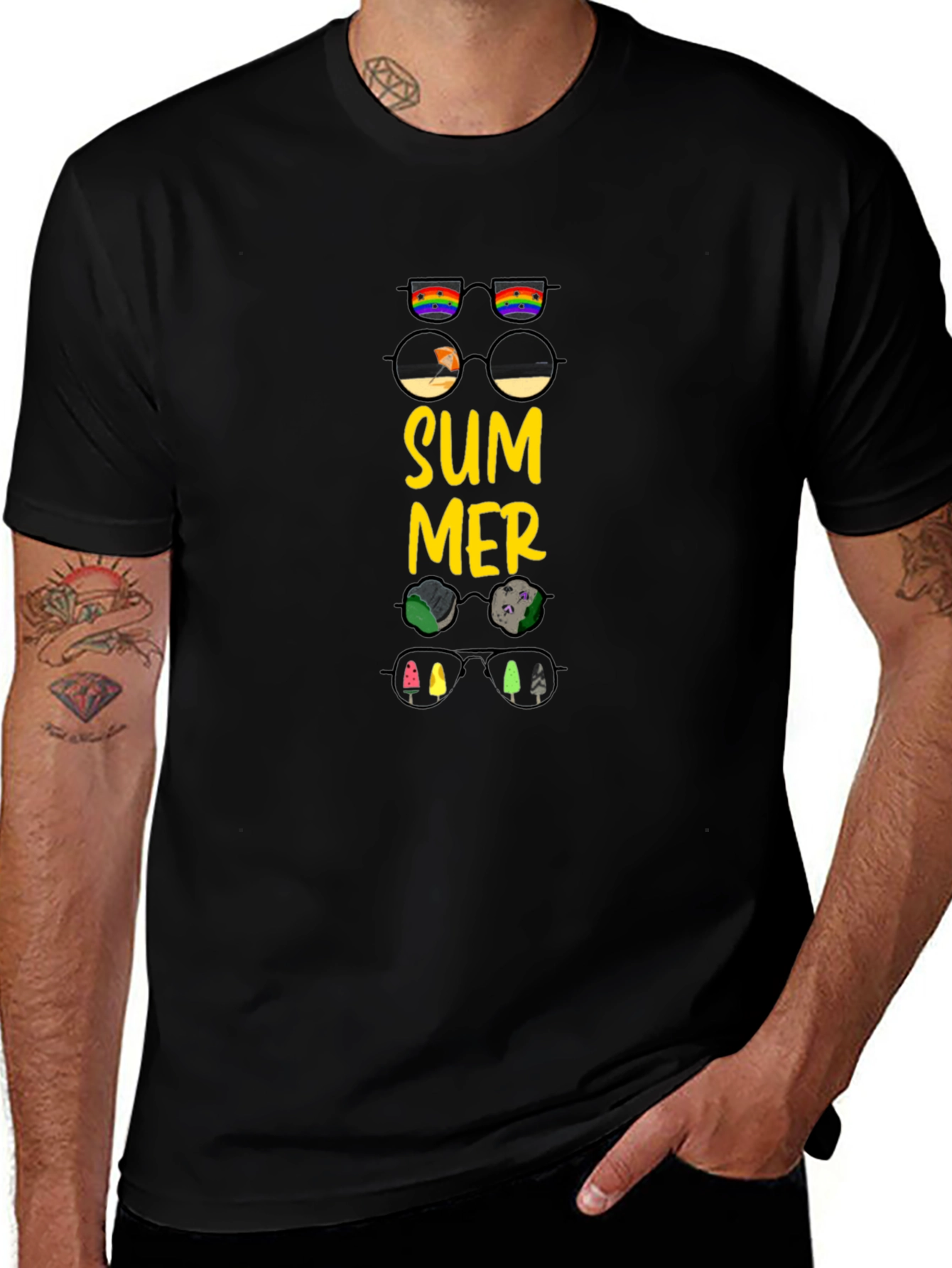 Summer Sunglasses Graphic T-Shirt