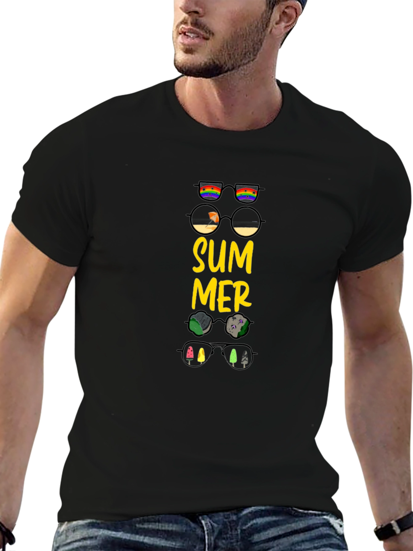Summer Sunglasses Graphic T-Shirt