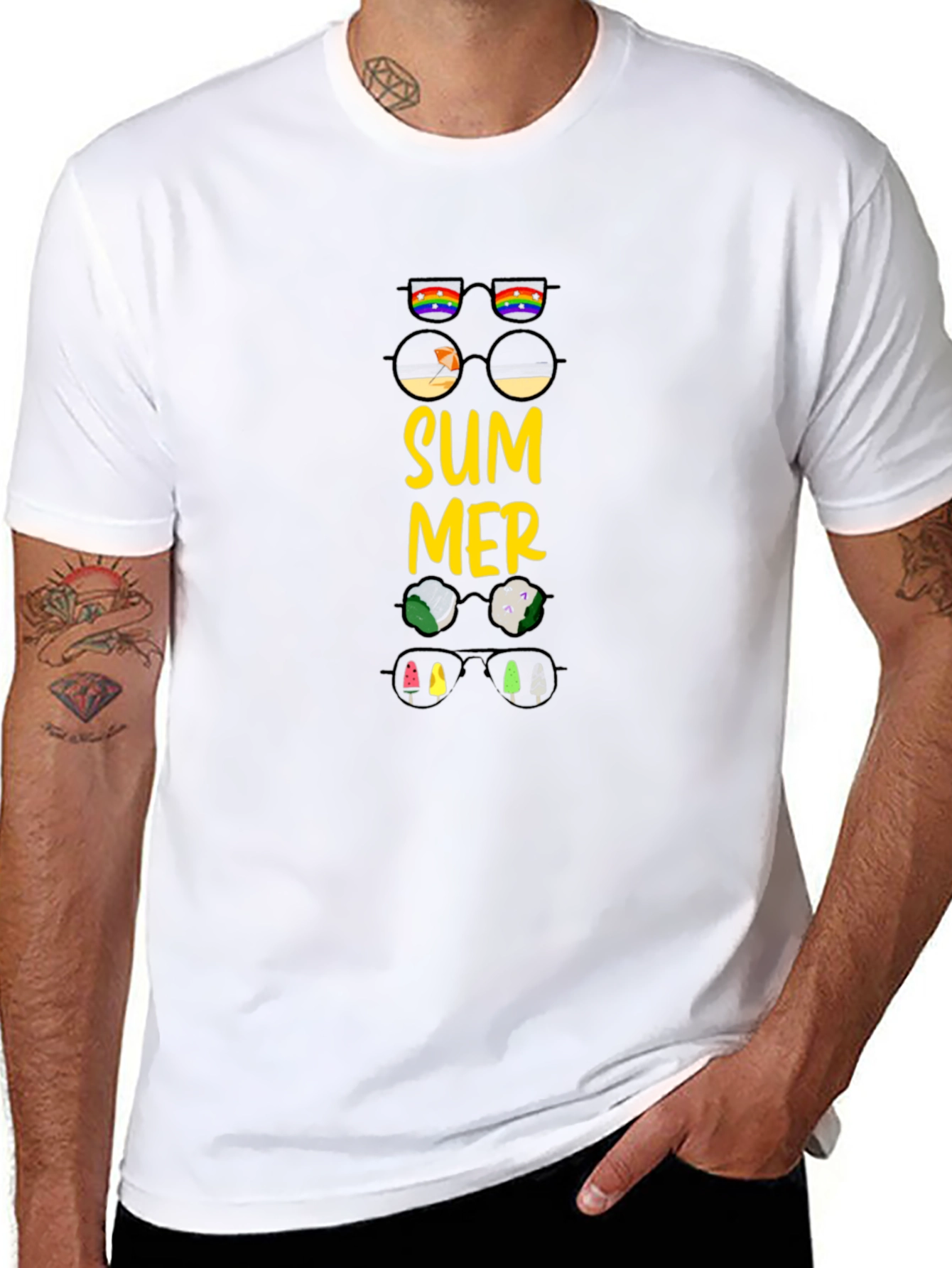 Summer Sunglasses Graphic T-Shirt