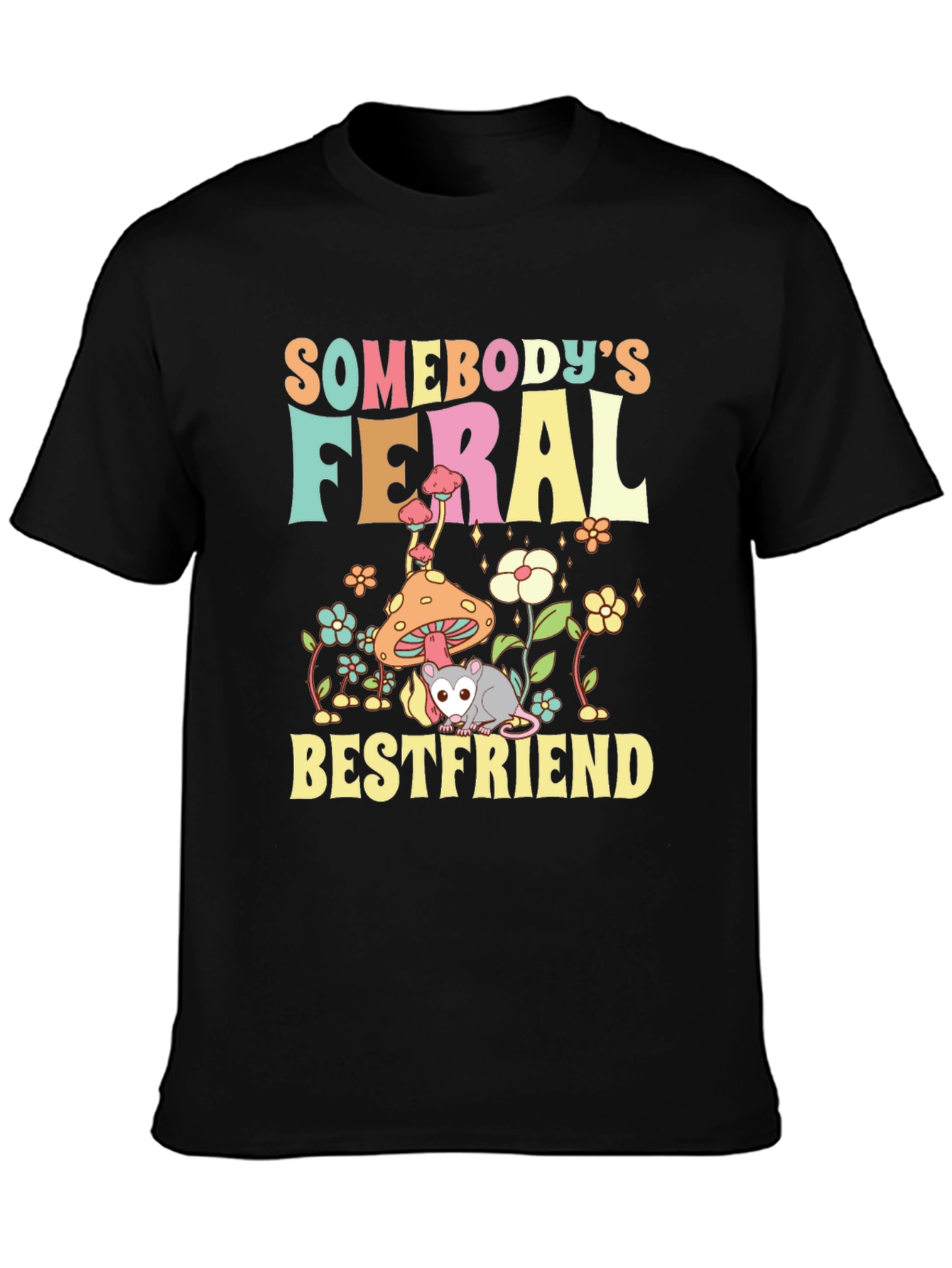 Feral Bestfriend Graphic Tee