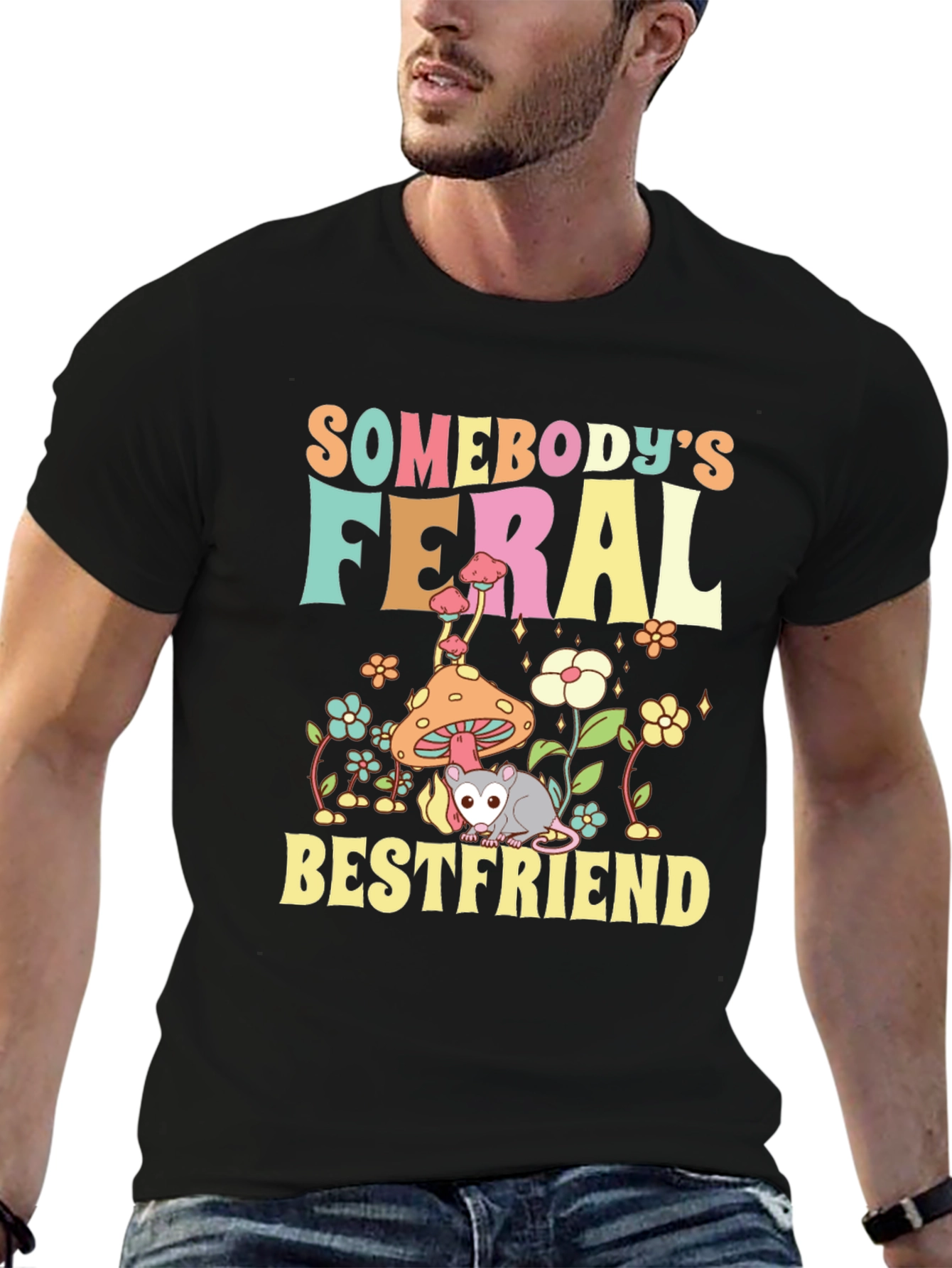 Feral Bestfriend Graphic Tee