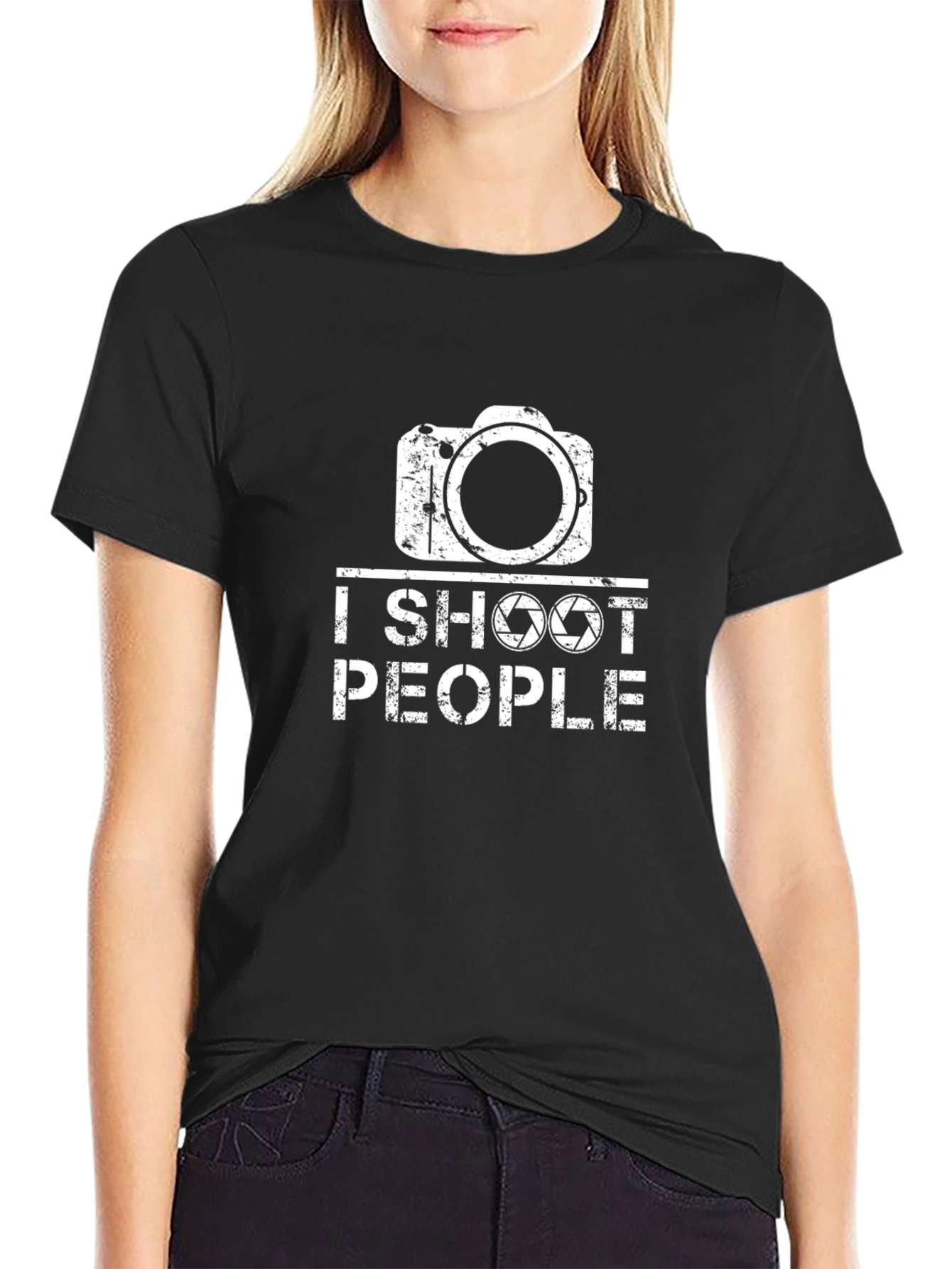 I Shoot People Funny Photographer T-Shirt