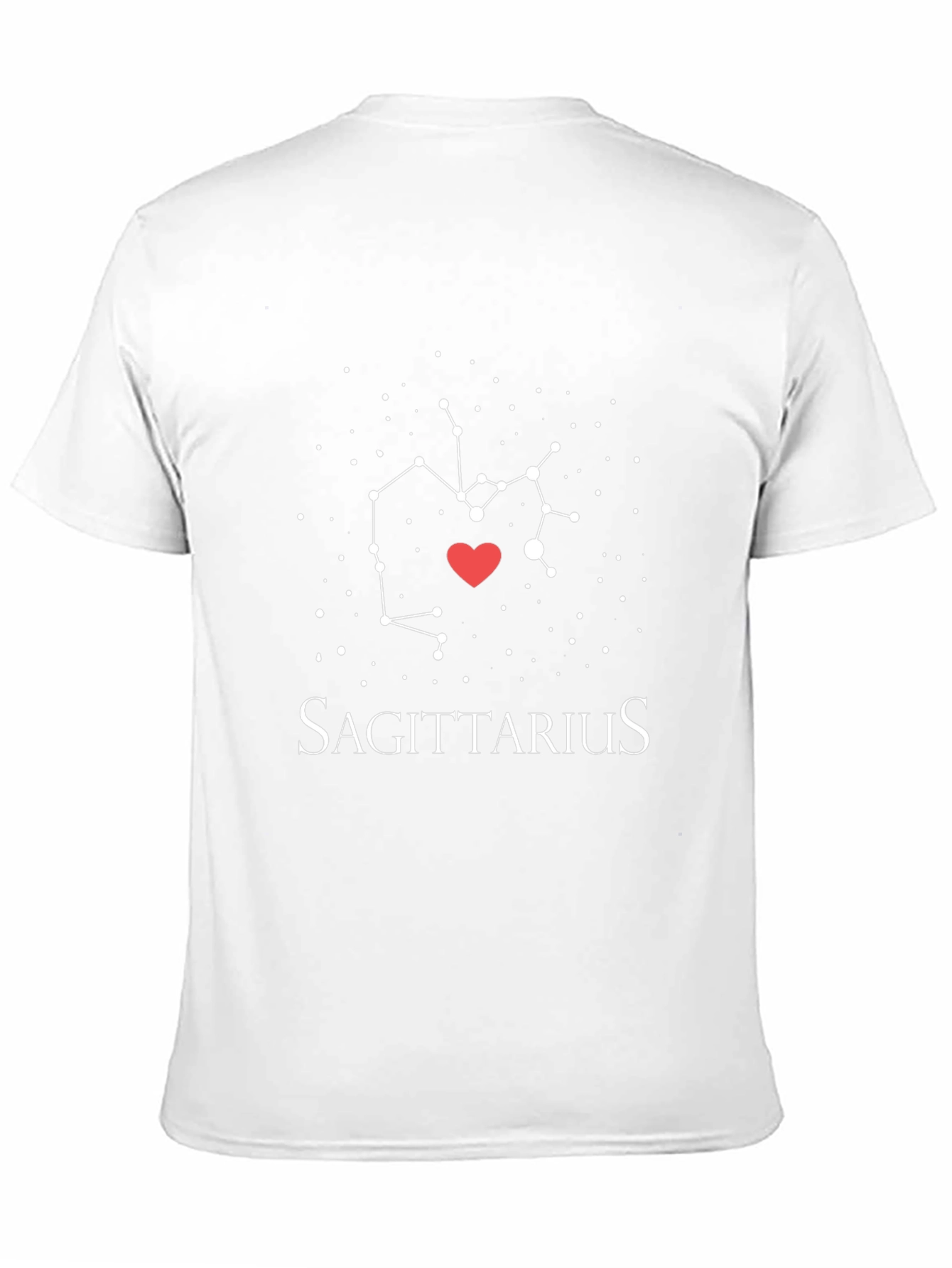 Sagittarius Constellation Graphic Tee - Black