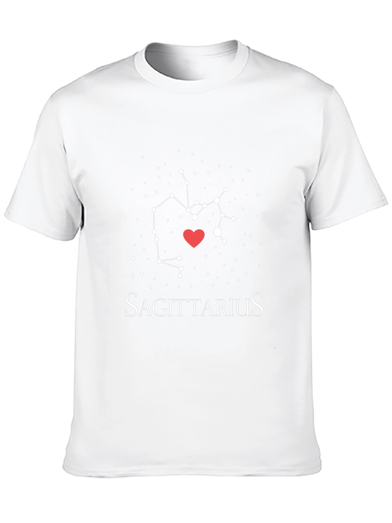 Sagittarius Constellation Graphic Tee - Black