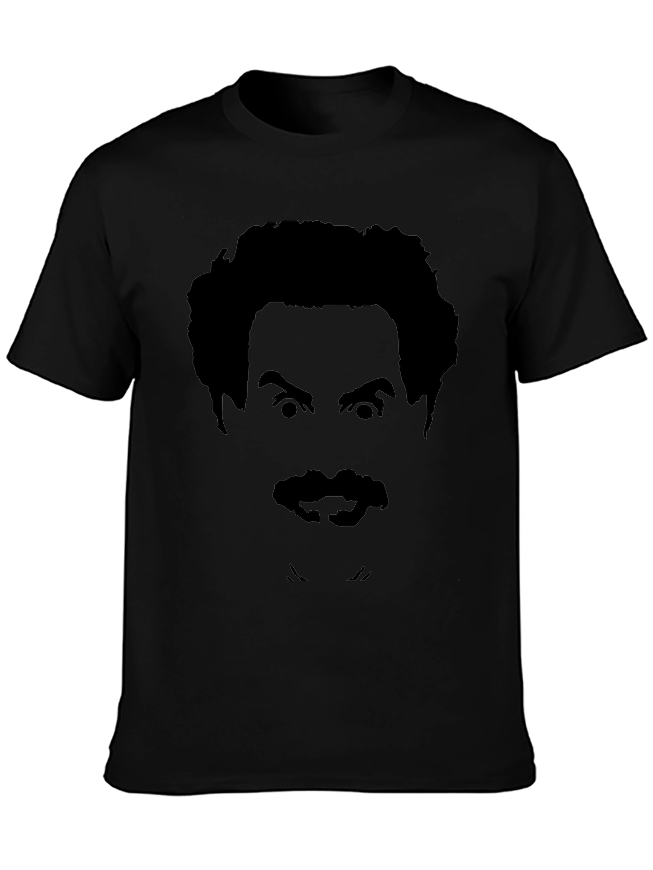 Black Borat Silhouette T-Shirt