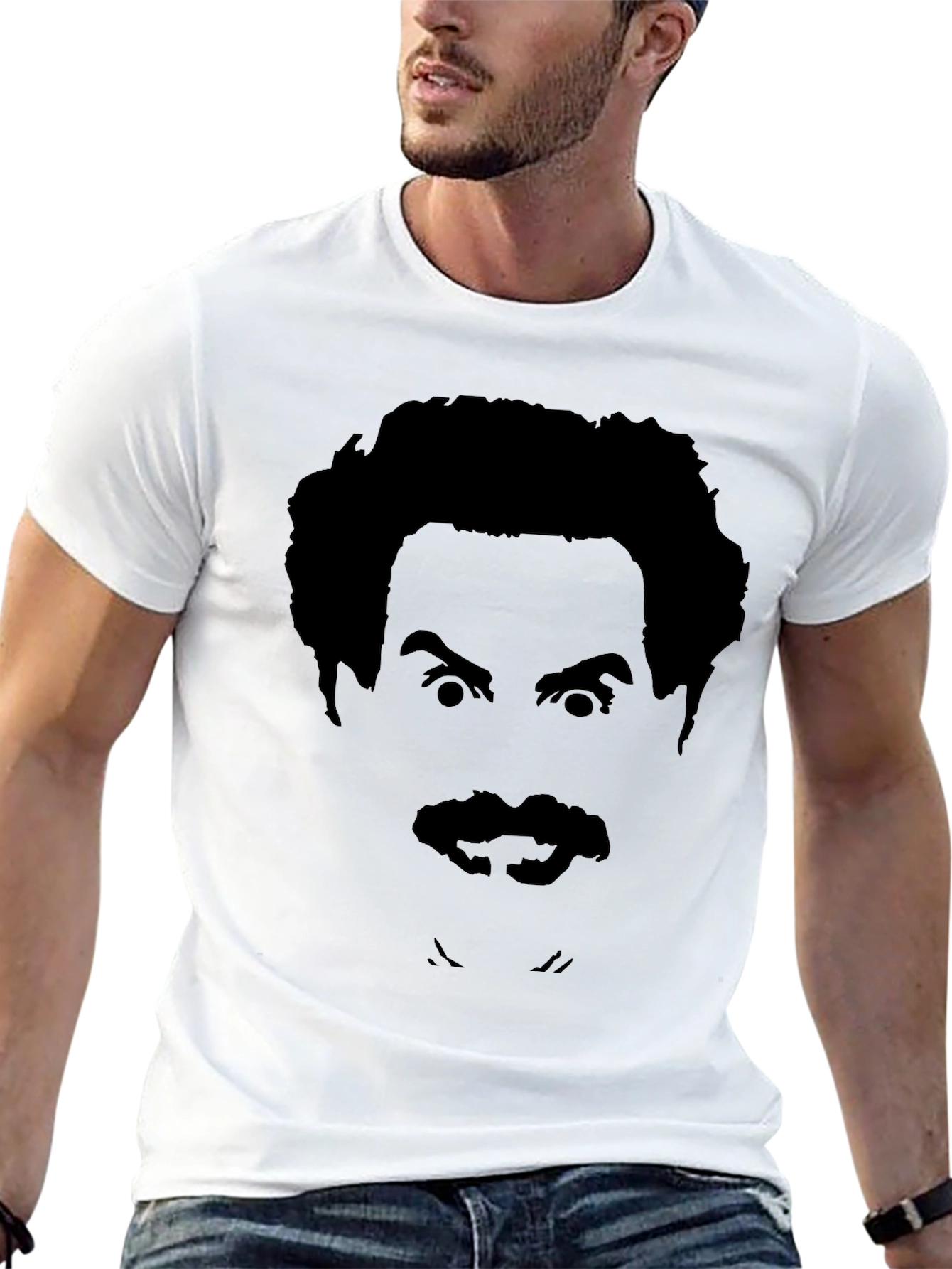Black Borat Silhouette T-Shirt