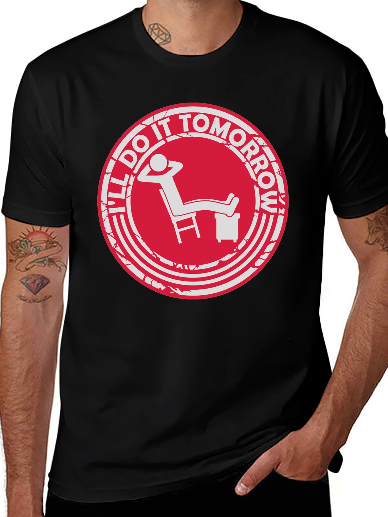 Procrastination T-Shirt - Ill Do It Tomorrow