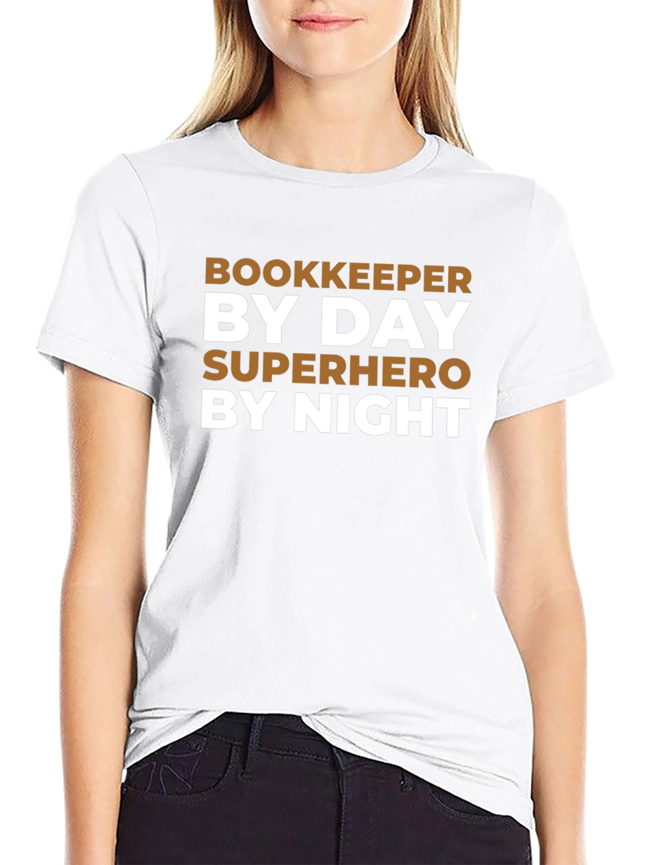 Bookkeeper Superhero Graphic Tee