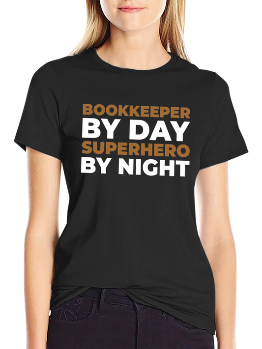 Bookkeeper Superhero Graphic Tee