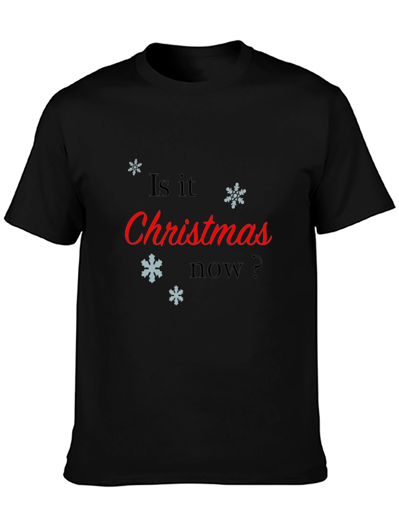 Christmas Now T-Shirt - Festive Holiday Apparel