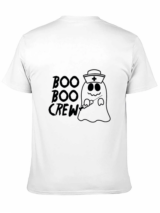 Boo Boo Crew Ghost Nurse Halloween T-Shirt