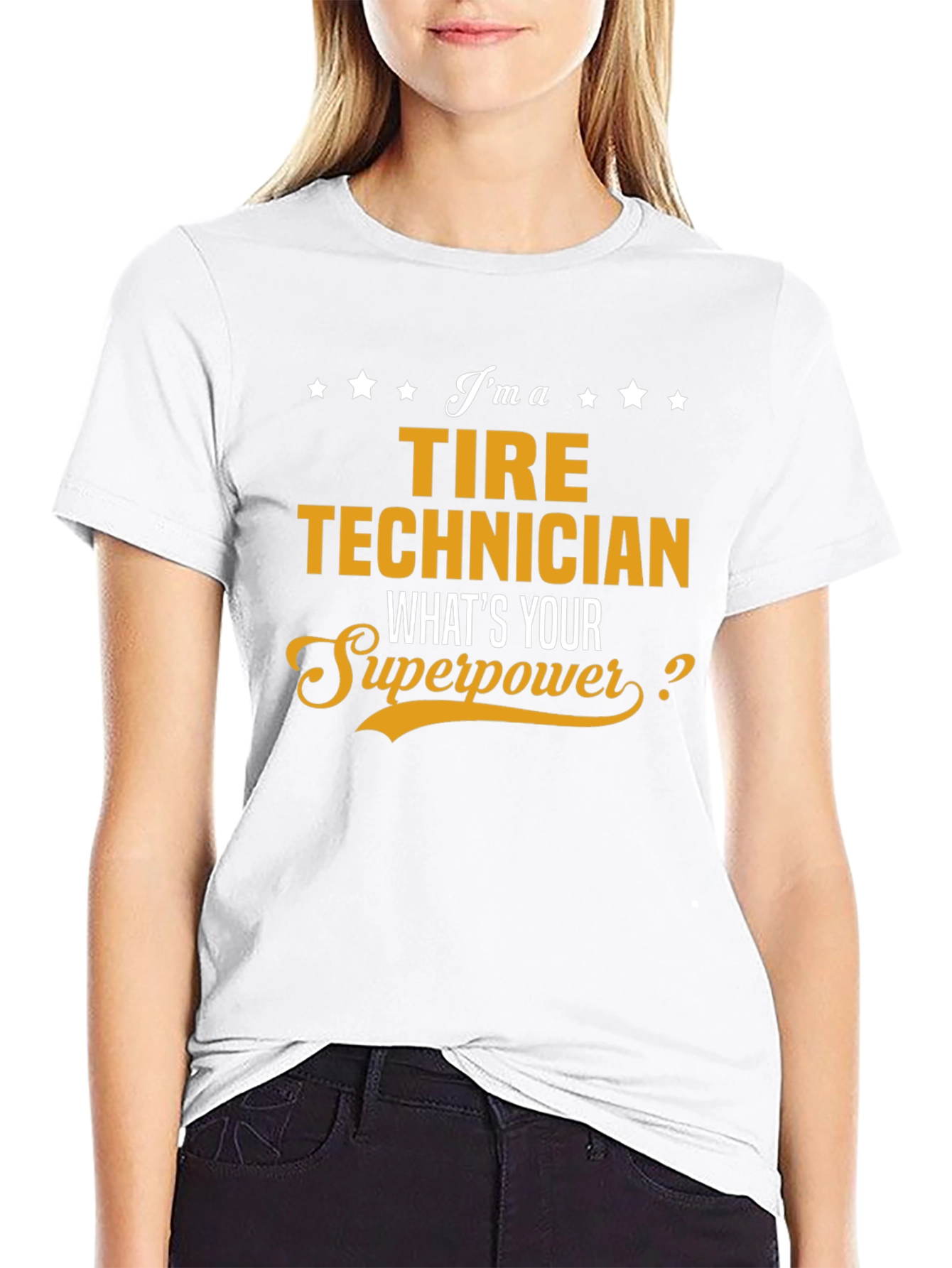 Tire Technician Superpower Graphic Tee